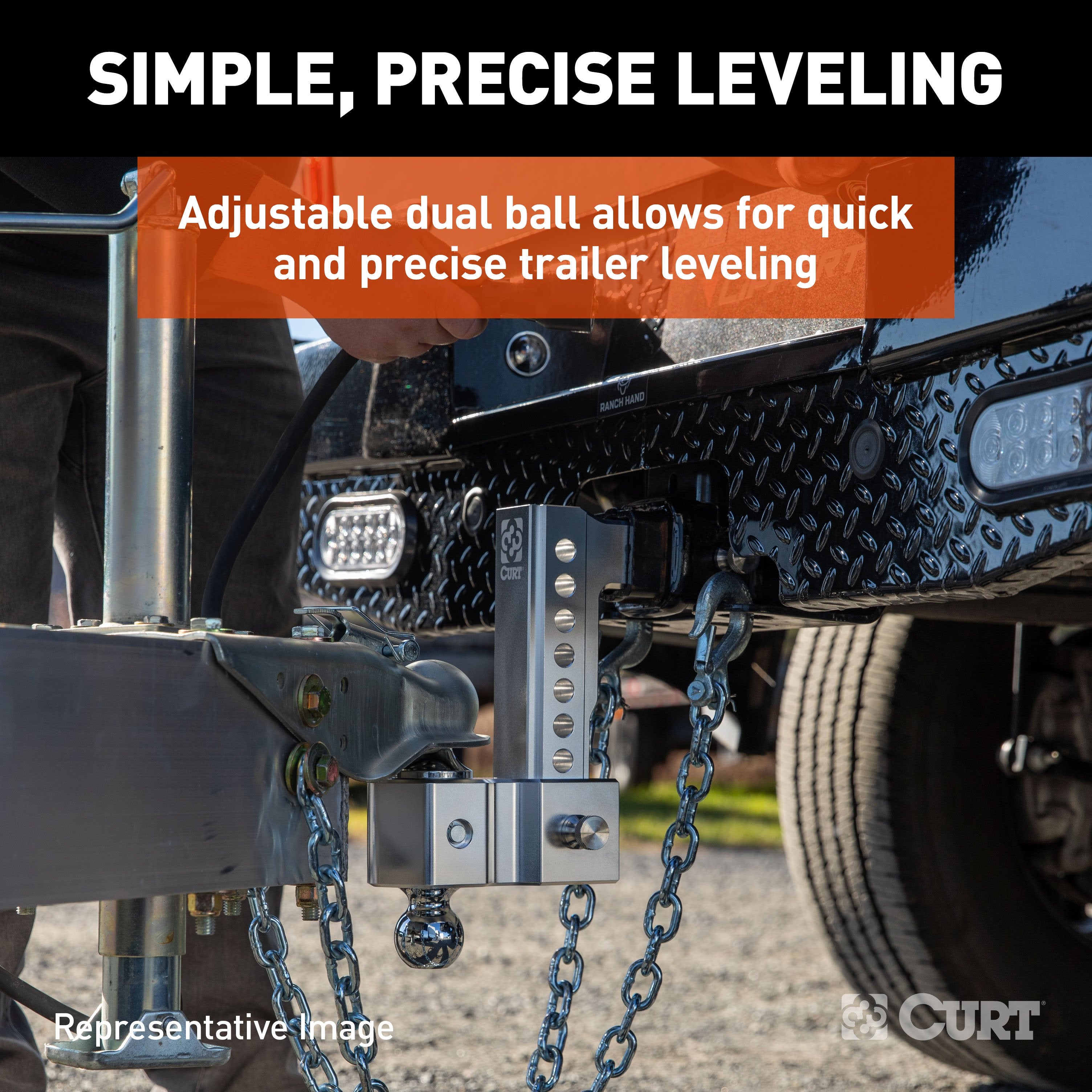 Trailer Hitch Ball Mount,Adjustable Ball Mount
