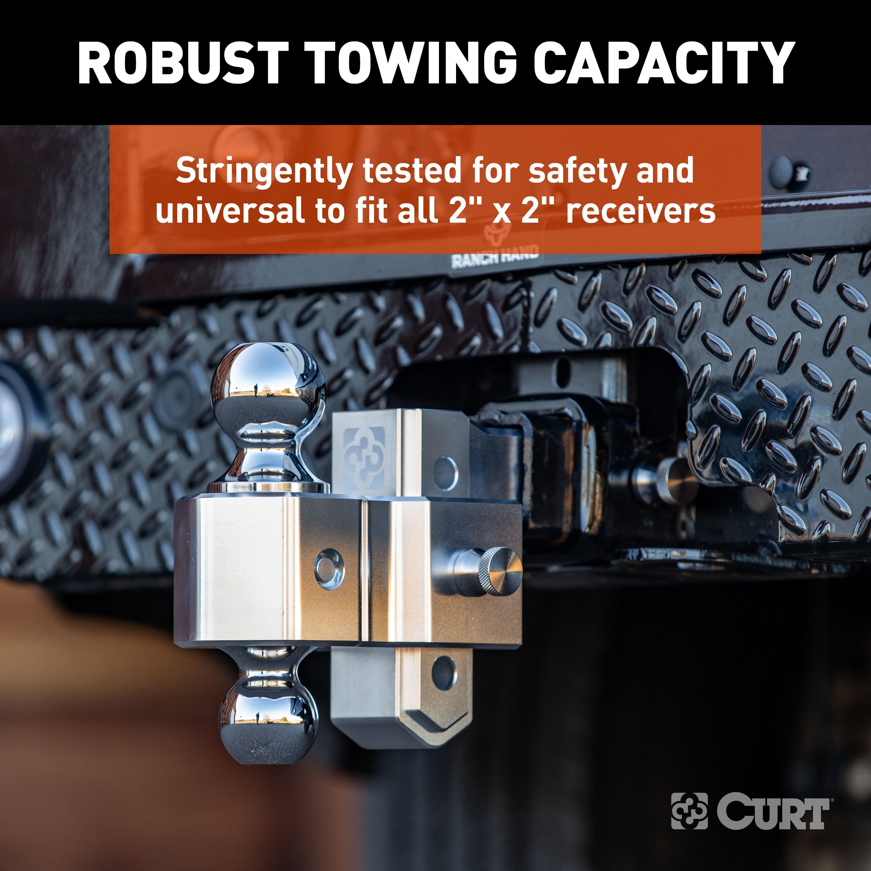 Trailer Hitch Ball Mount,Adjustable Ball Mount