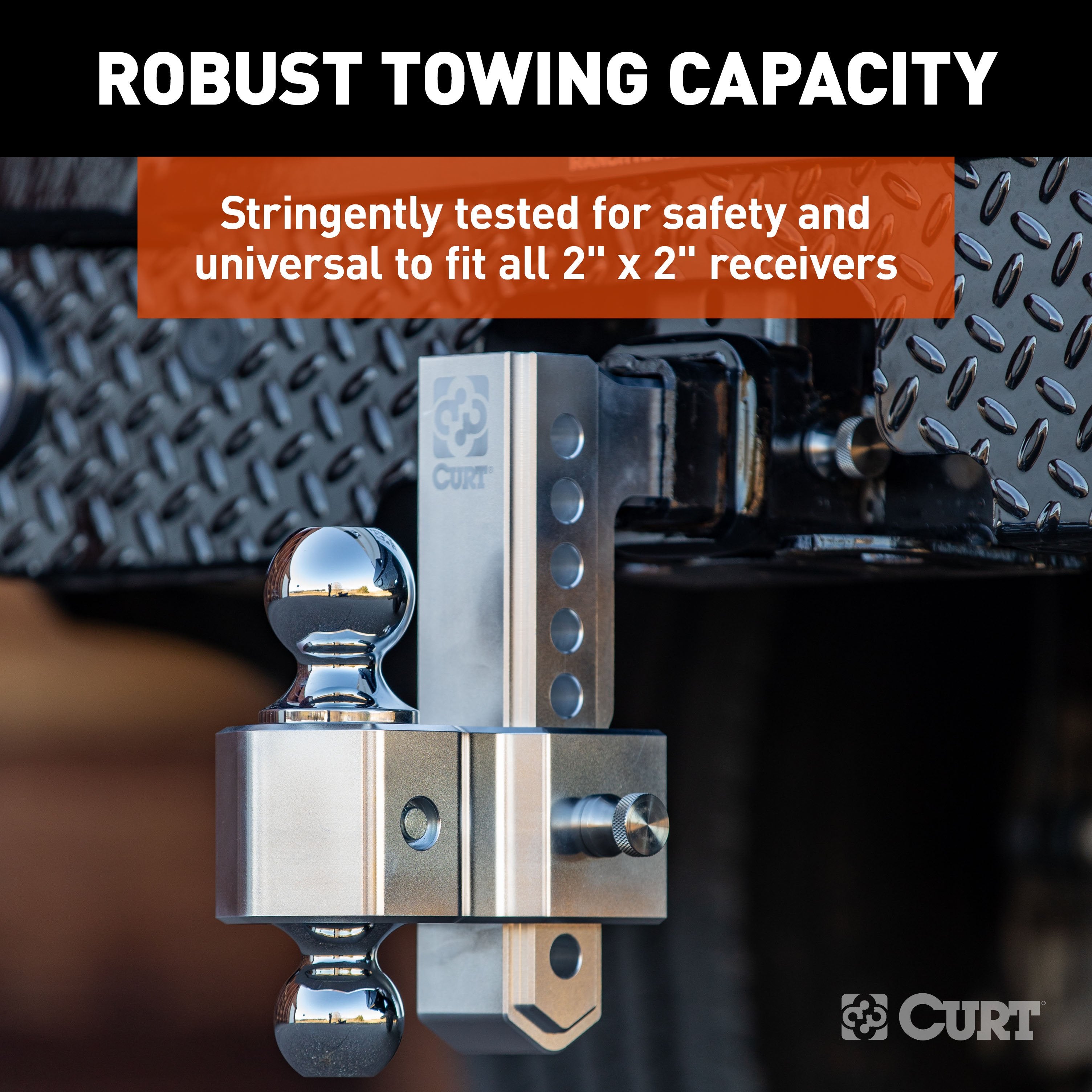 Trailer Hitch Ball Mount,Adjustable Ball Mount