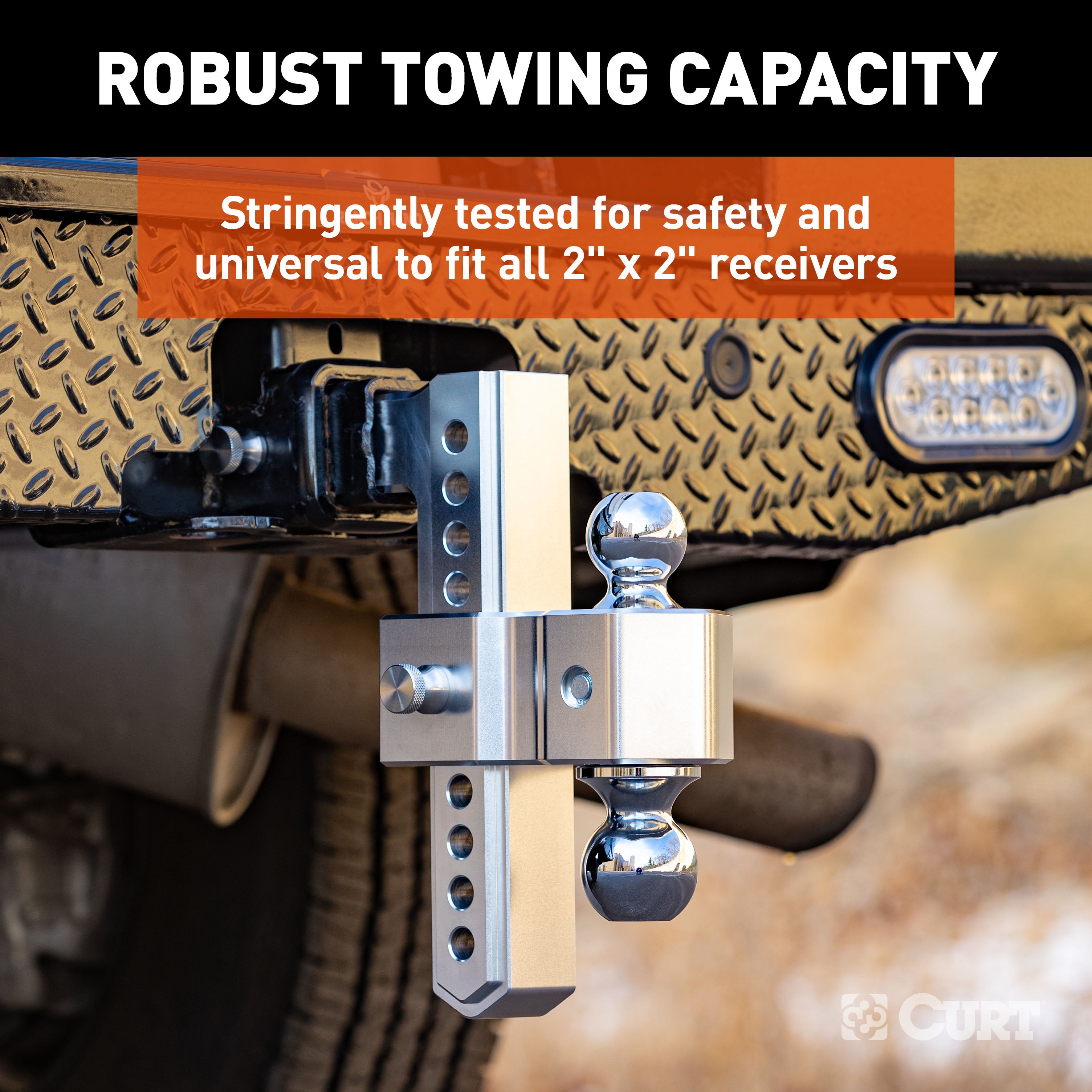 Trailer Hitch Ball Mount,Adjustable Ball Mount
