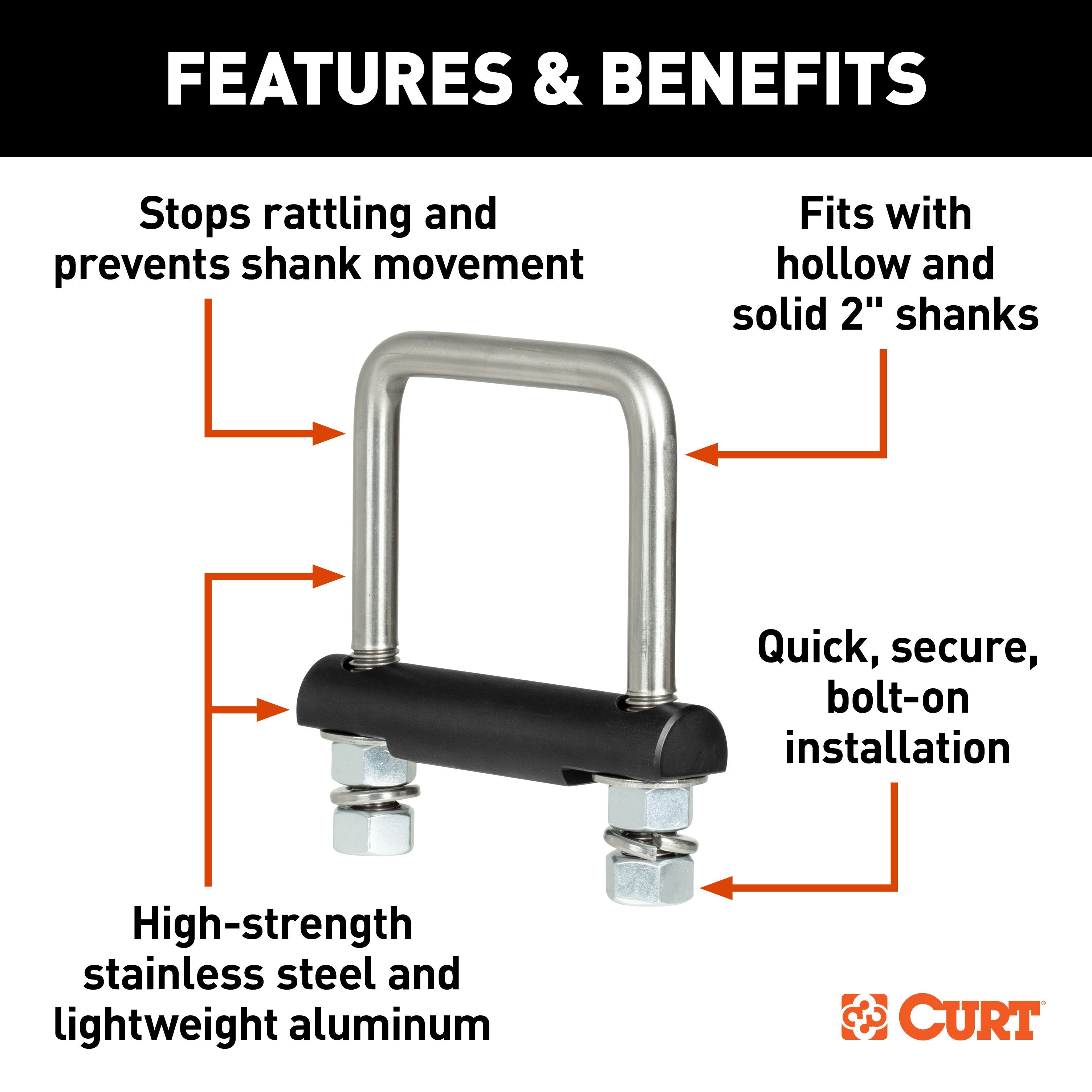 Trailer Hitch Accessories,Hitch Anti-Rattle Devices