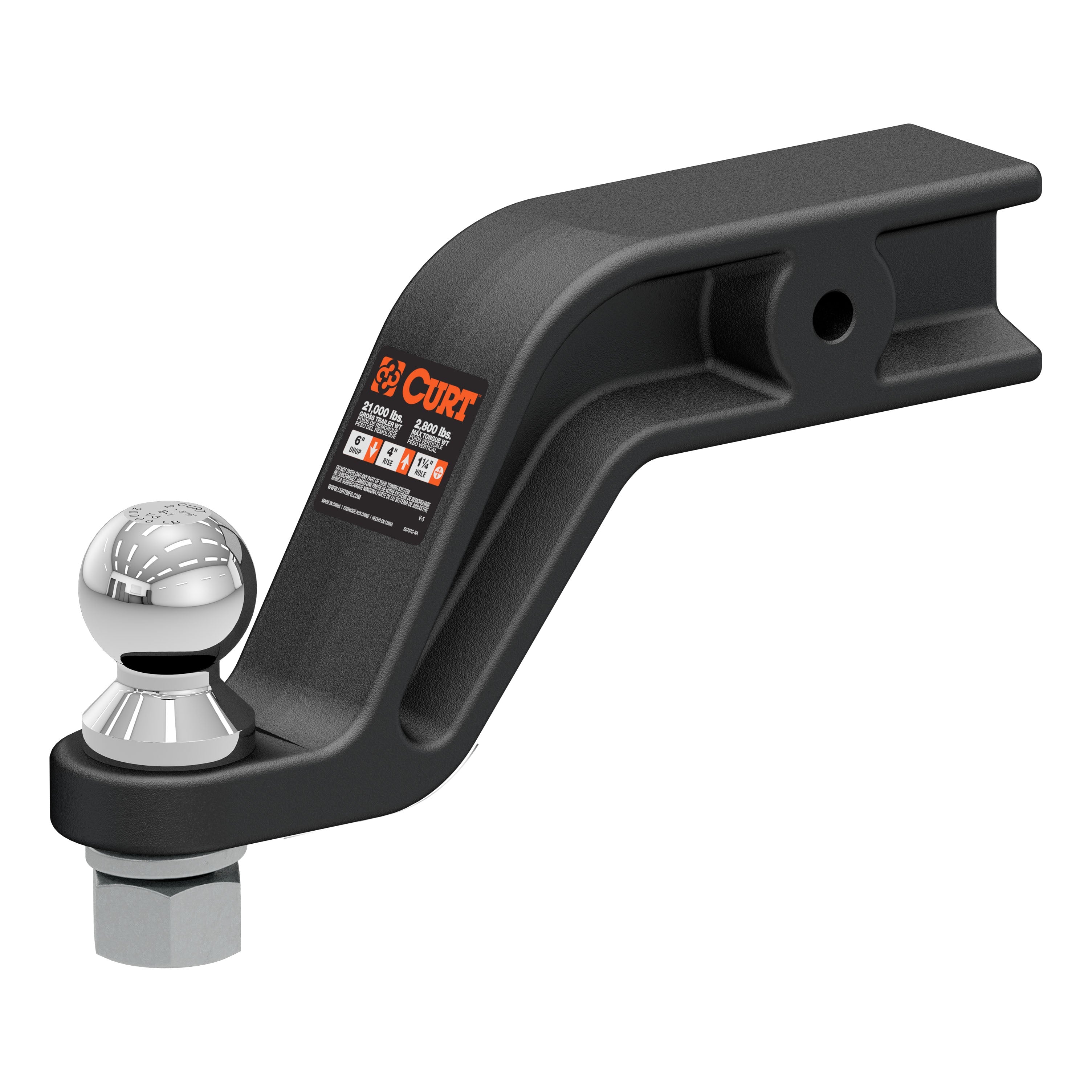 Trailer Hitch Ball Mount,Fixed Ball Mount