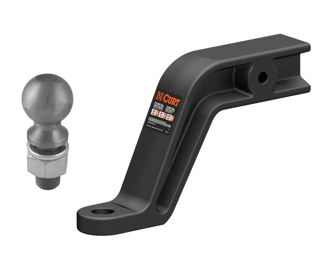 Trailer Hitch Ball Mount,Fixed Ball Mount