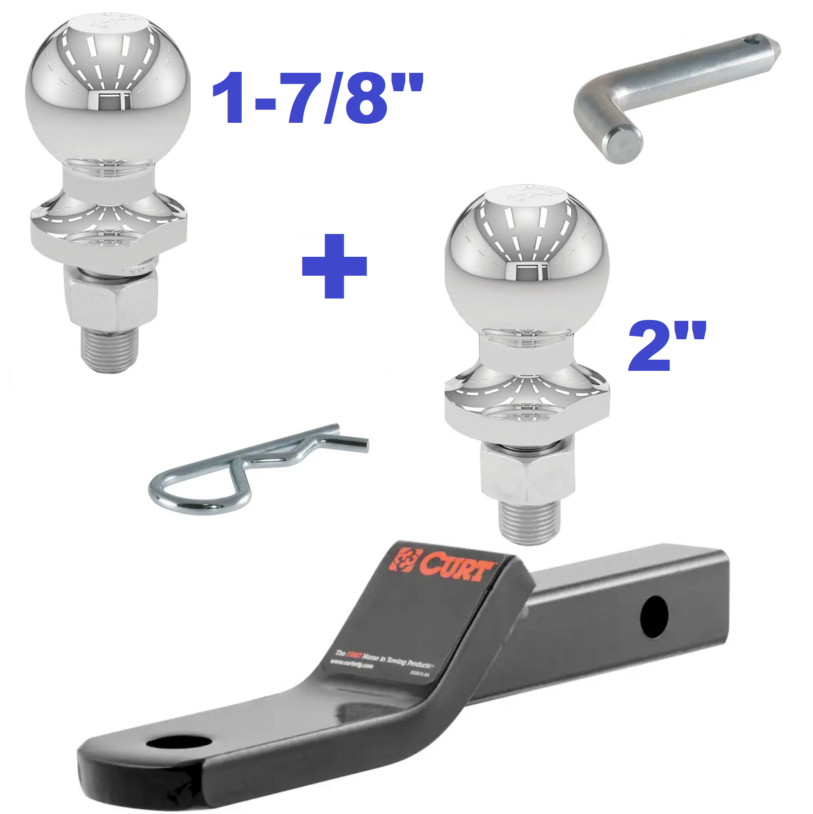 Trailer Hitch Ball Mount,Fixed Ball Mount