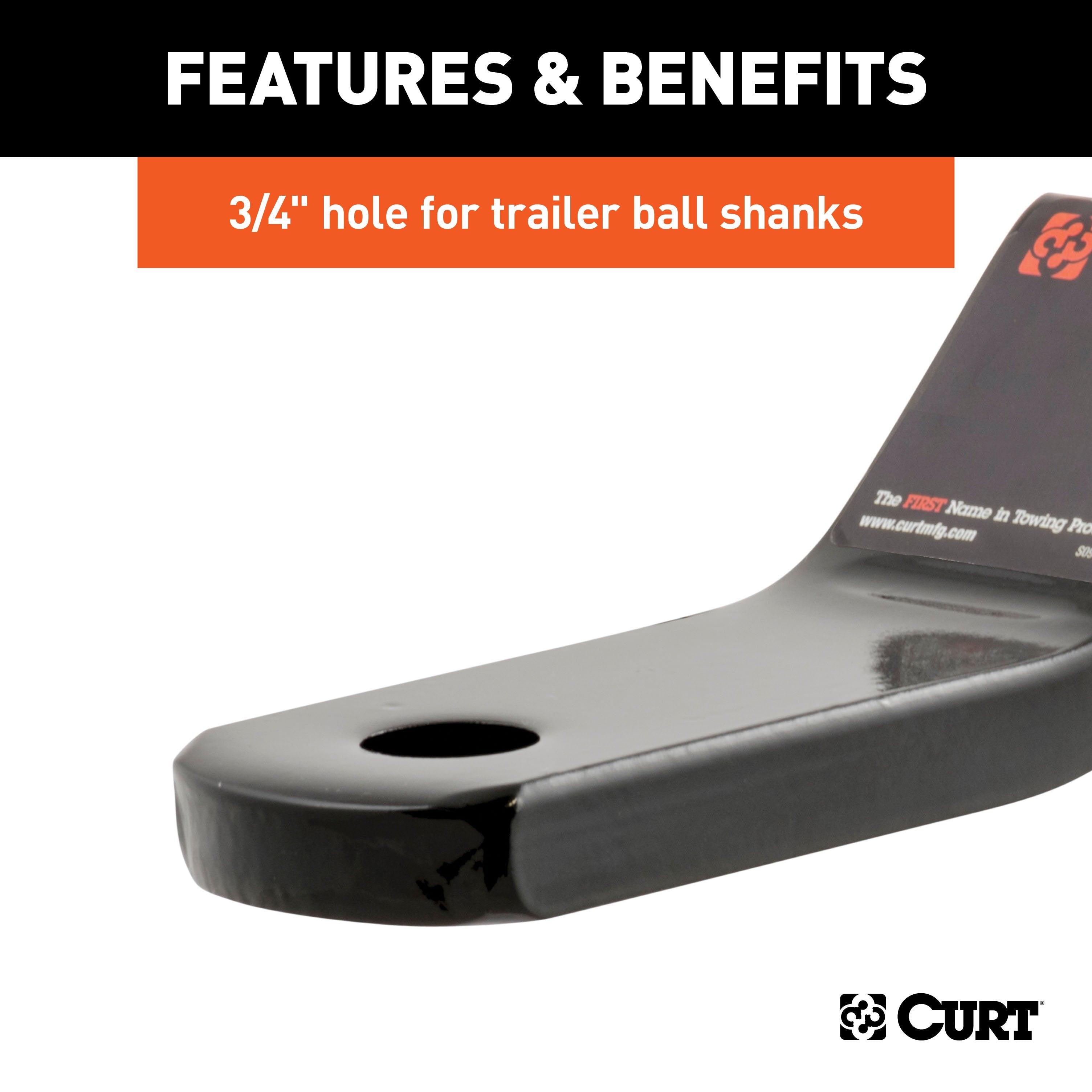 Trailer Hitch Ball Mount,Fixed Ball Mount
