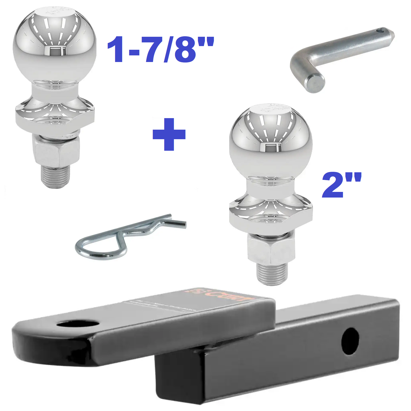 Trailer Hitch Ball Mount,Fixed Ball Mount
