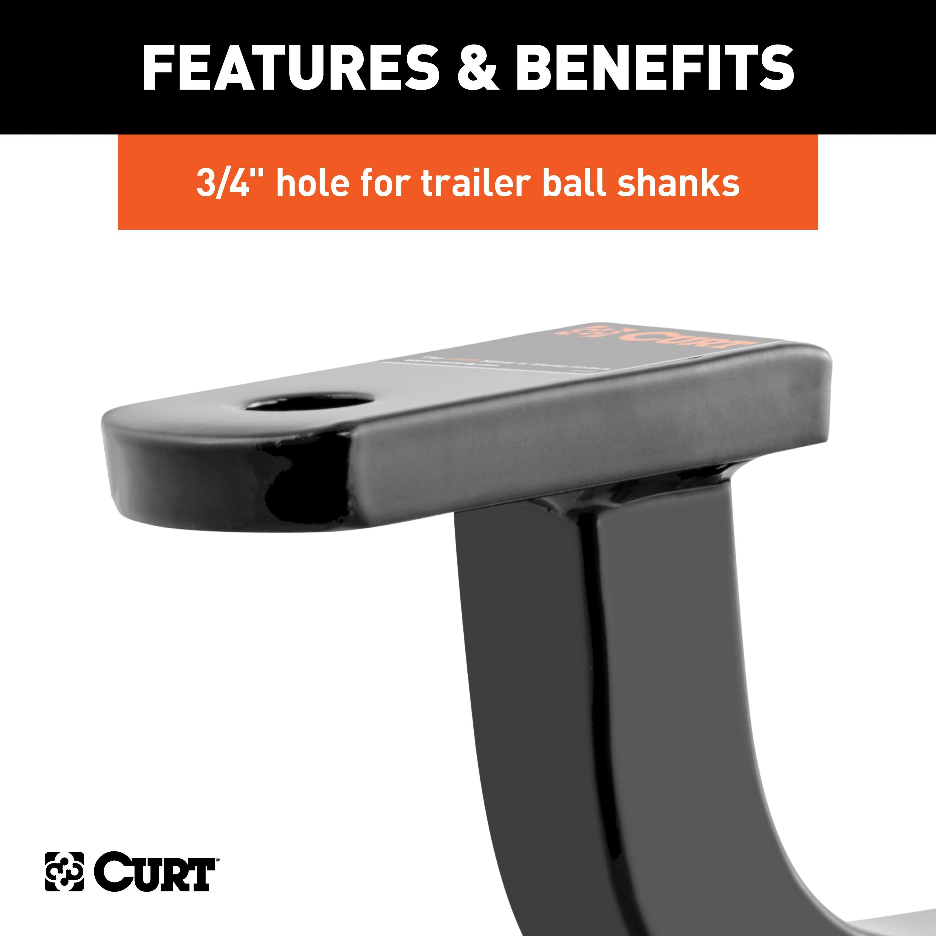 Trailer Hitch Ball Mount,Fixed Ball Mount