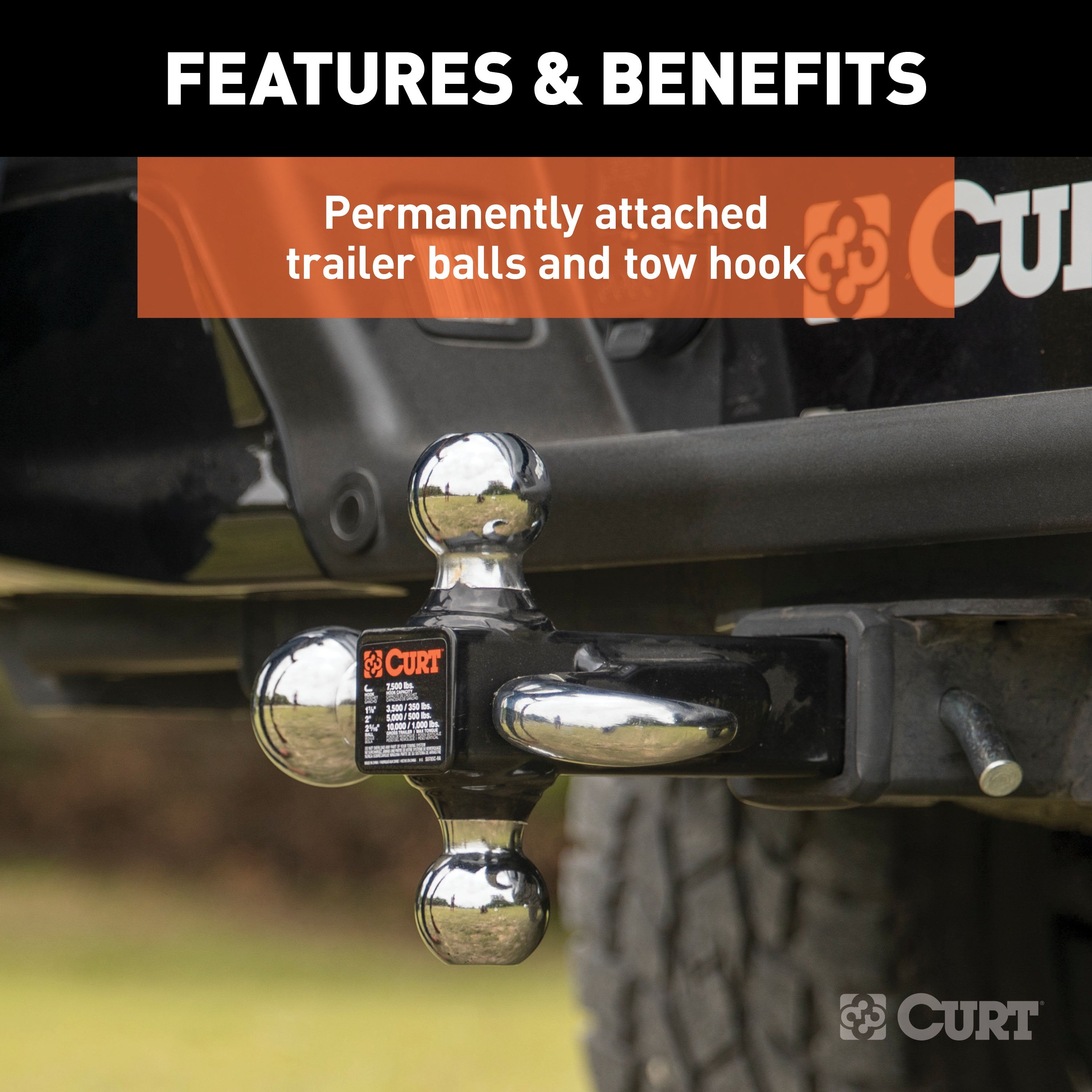 Trailer Hitch Ball Mount,Fixed Ball Mount