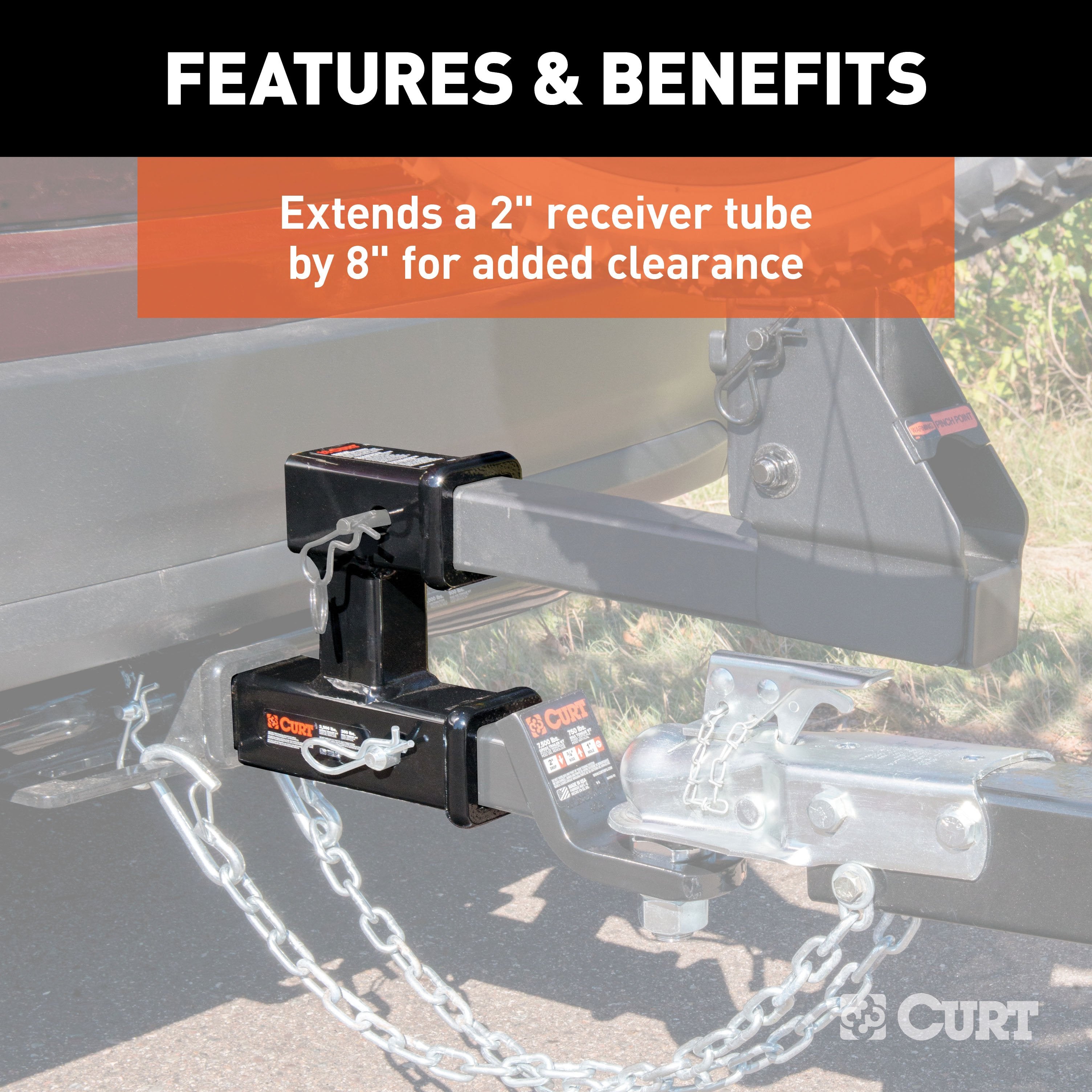 RV Flat Towing Parts,Hitch Adapters and Extenders