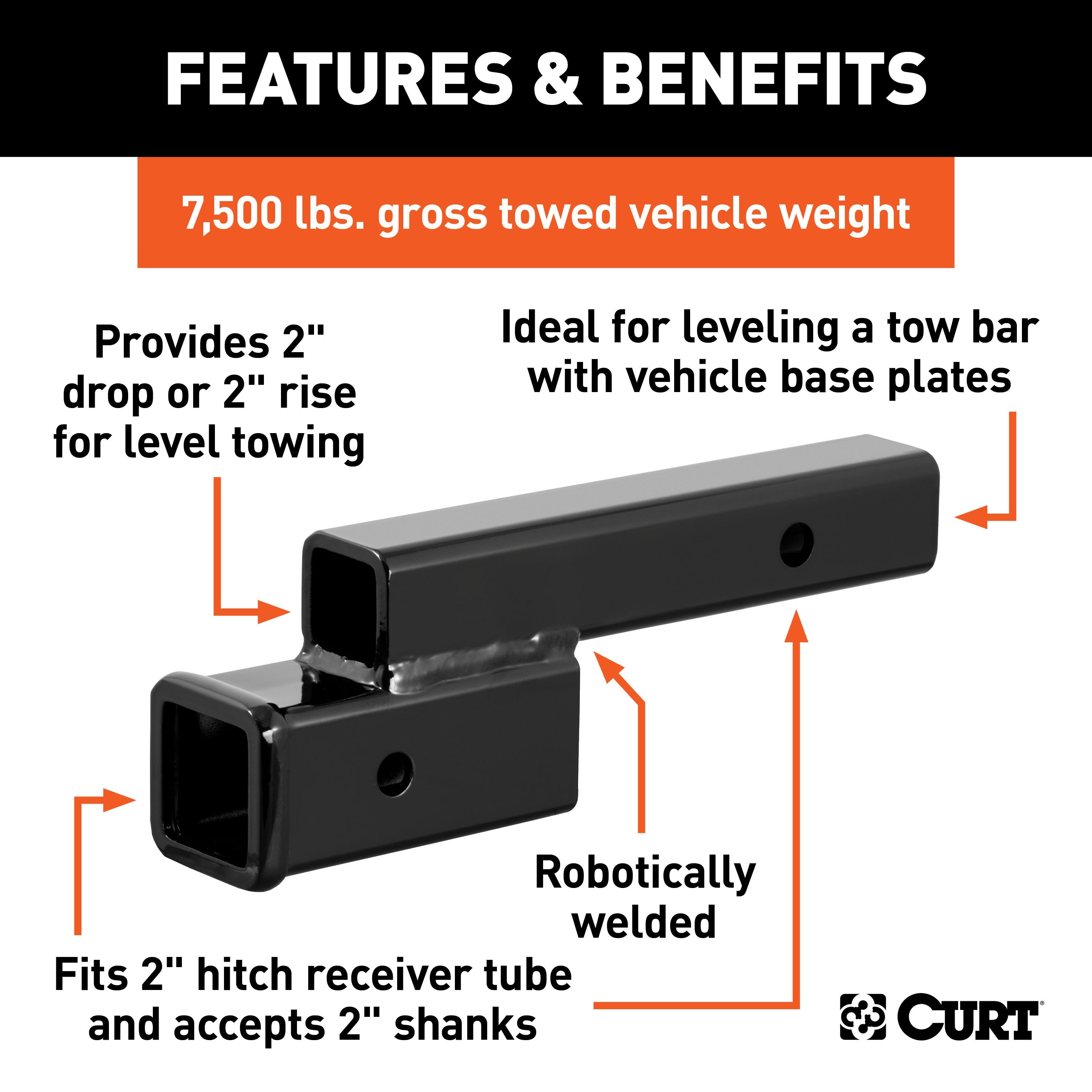 RV Flat Towing Parts,Hitch Adapters and Extenders