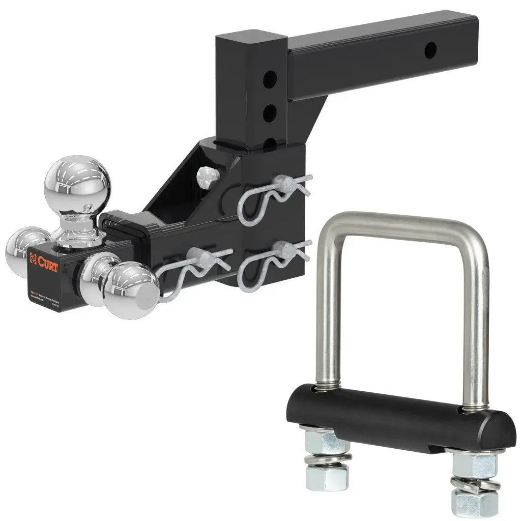 Trailer Hitch Ball Mount,Adjustable Ball Mount