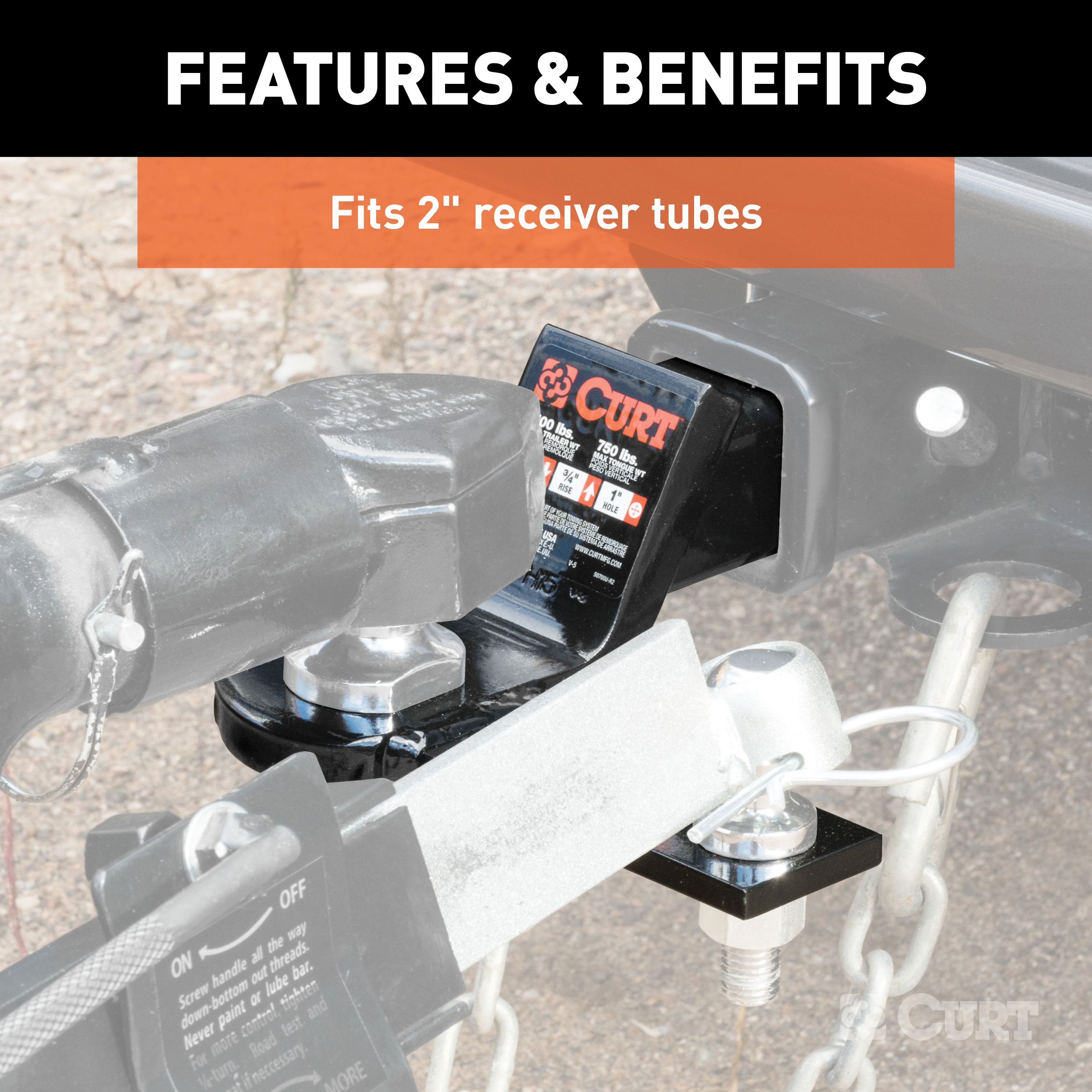 Trailer Hitch Ball Mount,Fixed Ball Mount