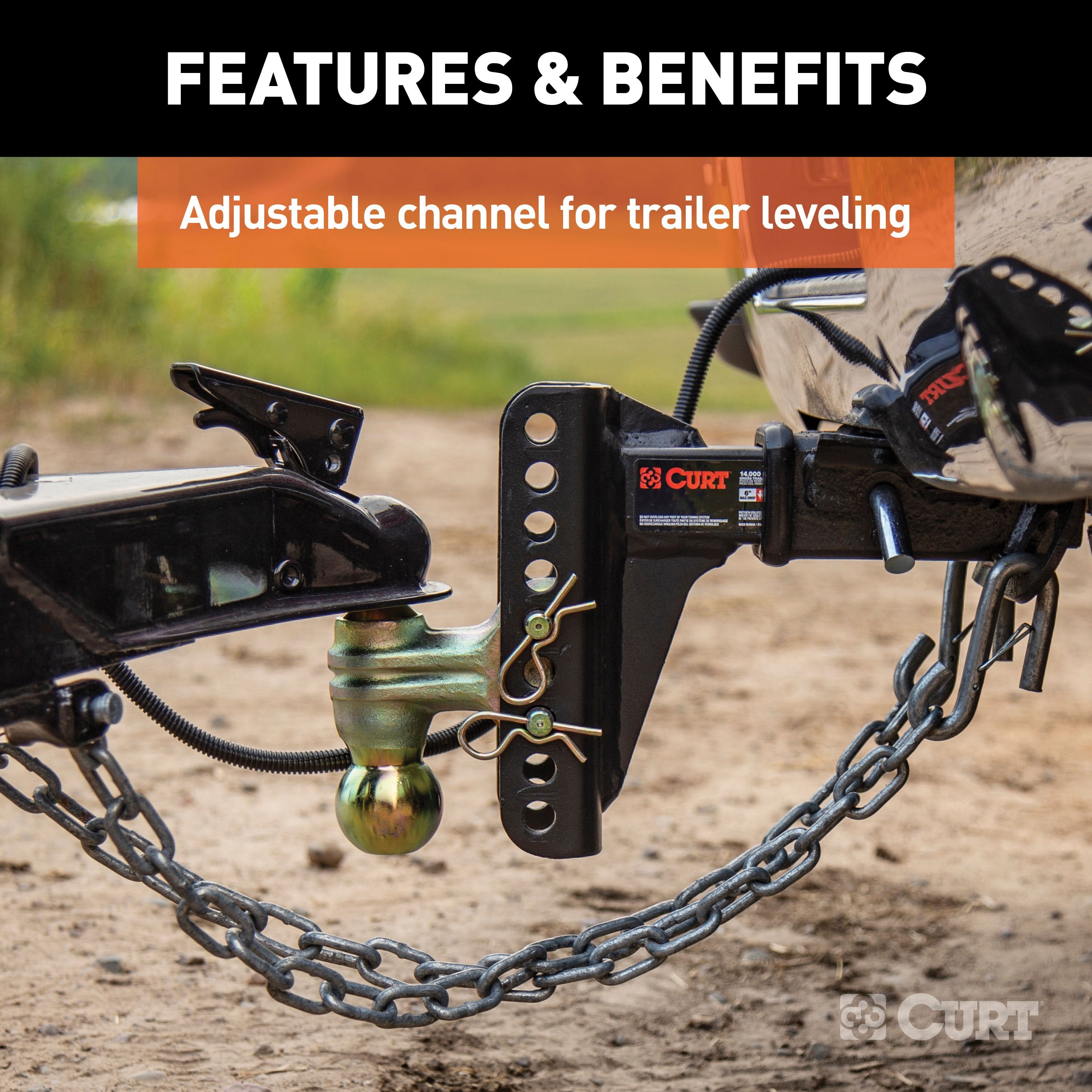 Trailer Hitch Ball Mount,Adjustable Ball Mount