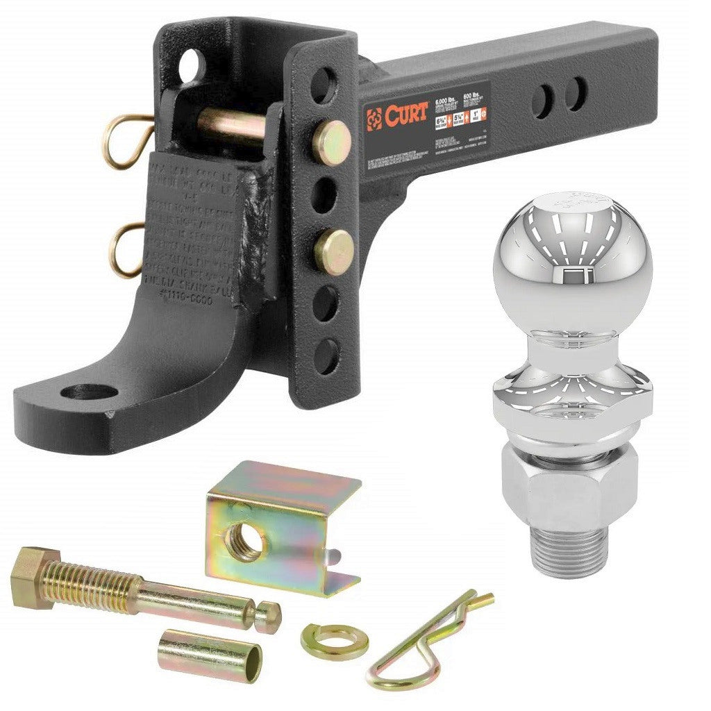 Trailer Hitch Ball Mount,Adjustable Ball Mount
