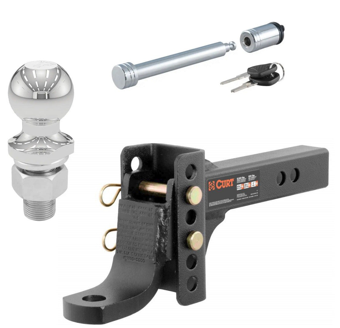 Trailer Hitch Ball Mount,Adjustable Ball Mount
