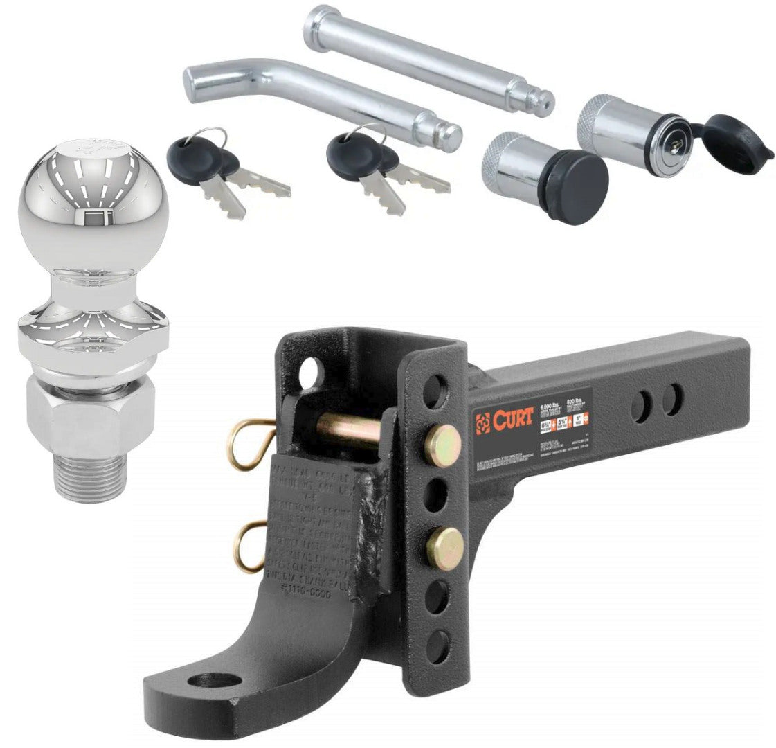 Trailer Hitch Ball Mount,Adjustable Ball Mount