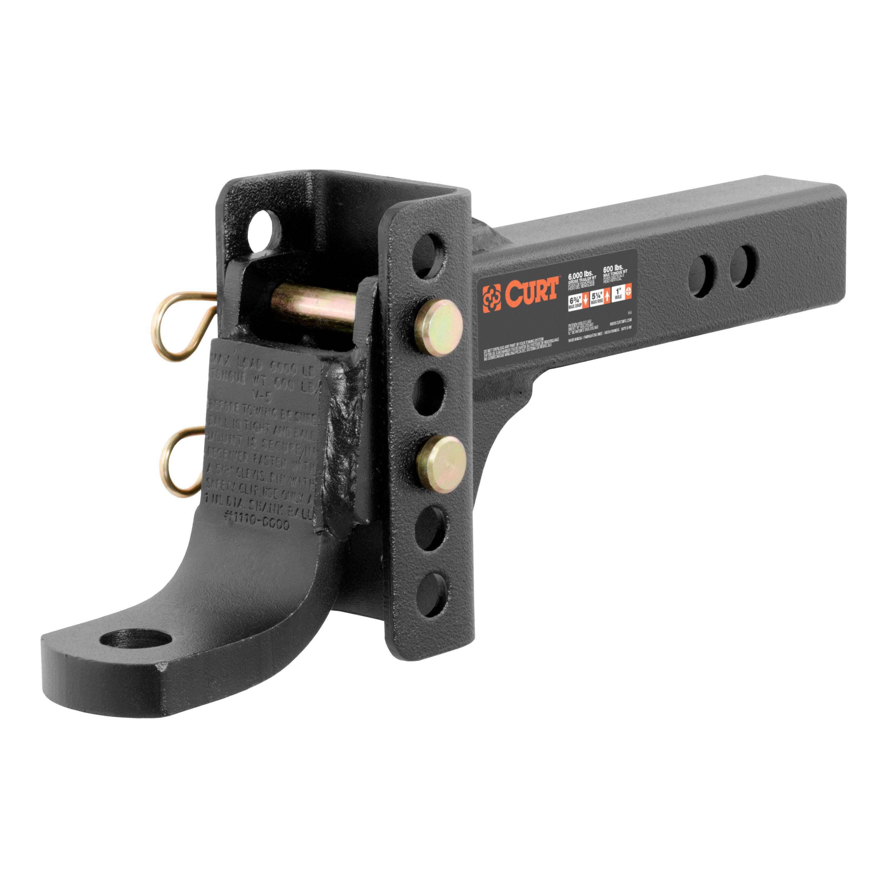 Trailer Hitch Ball Mount,Adjustable Ball Mount