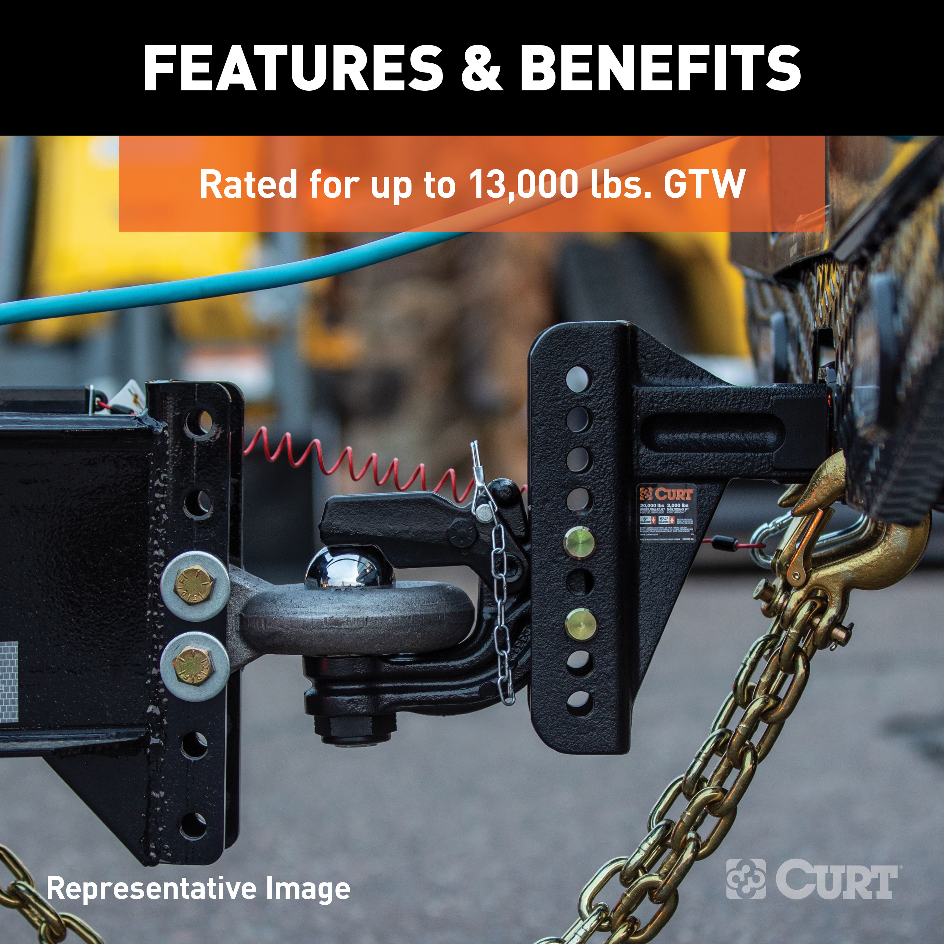 Trailer Hitch Ball Mount,Adjustable Ball Mount