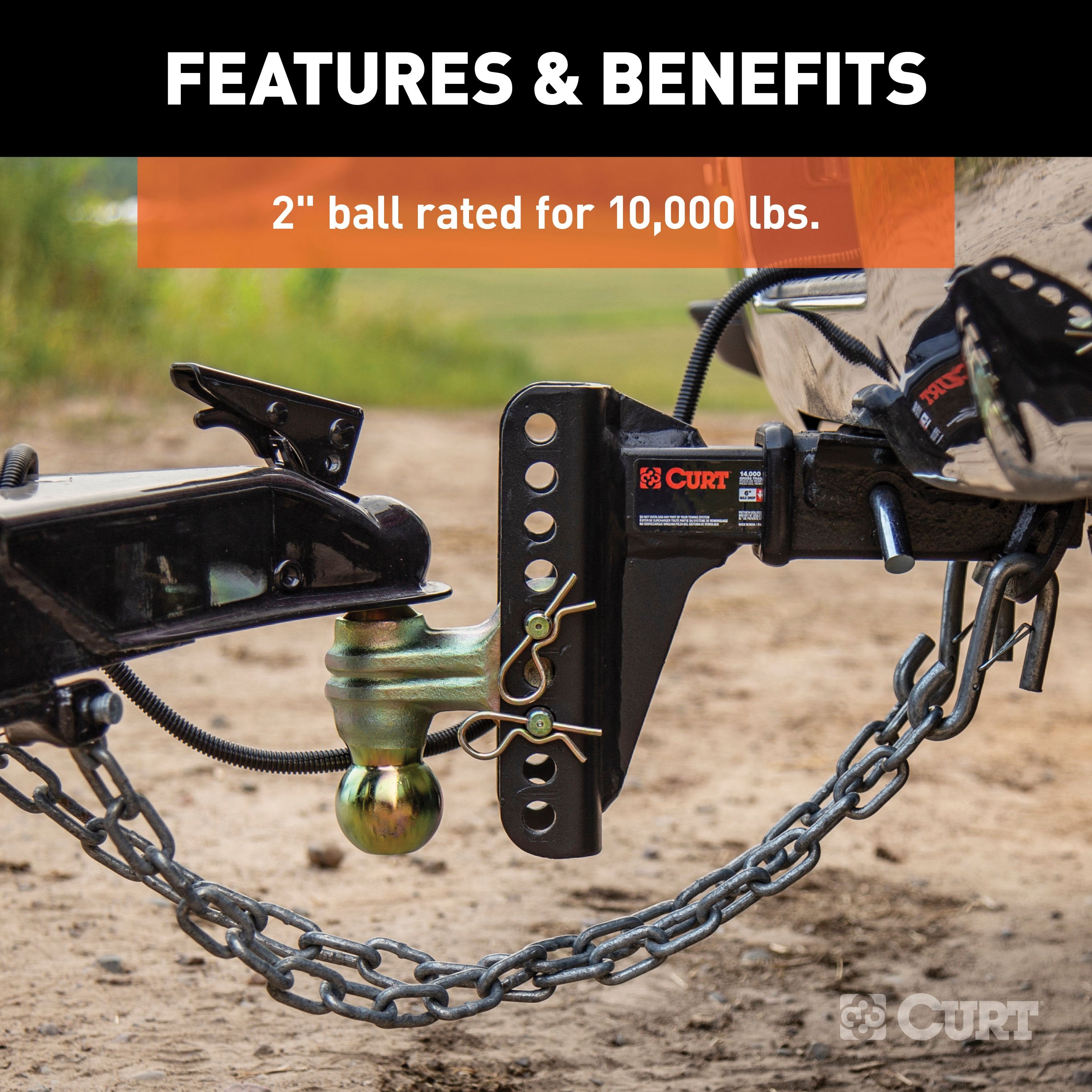 Trailer Hitch Ball,2 Inch Ball