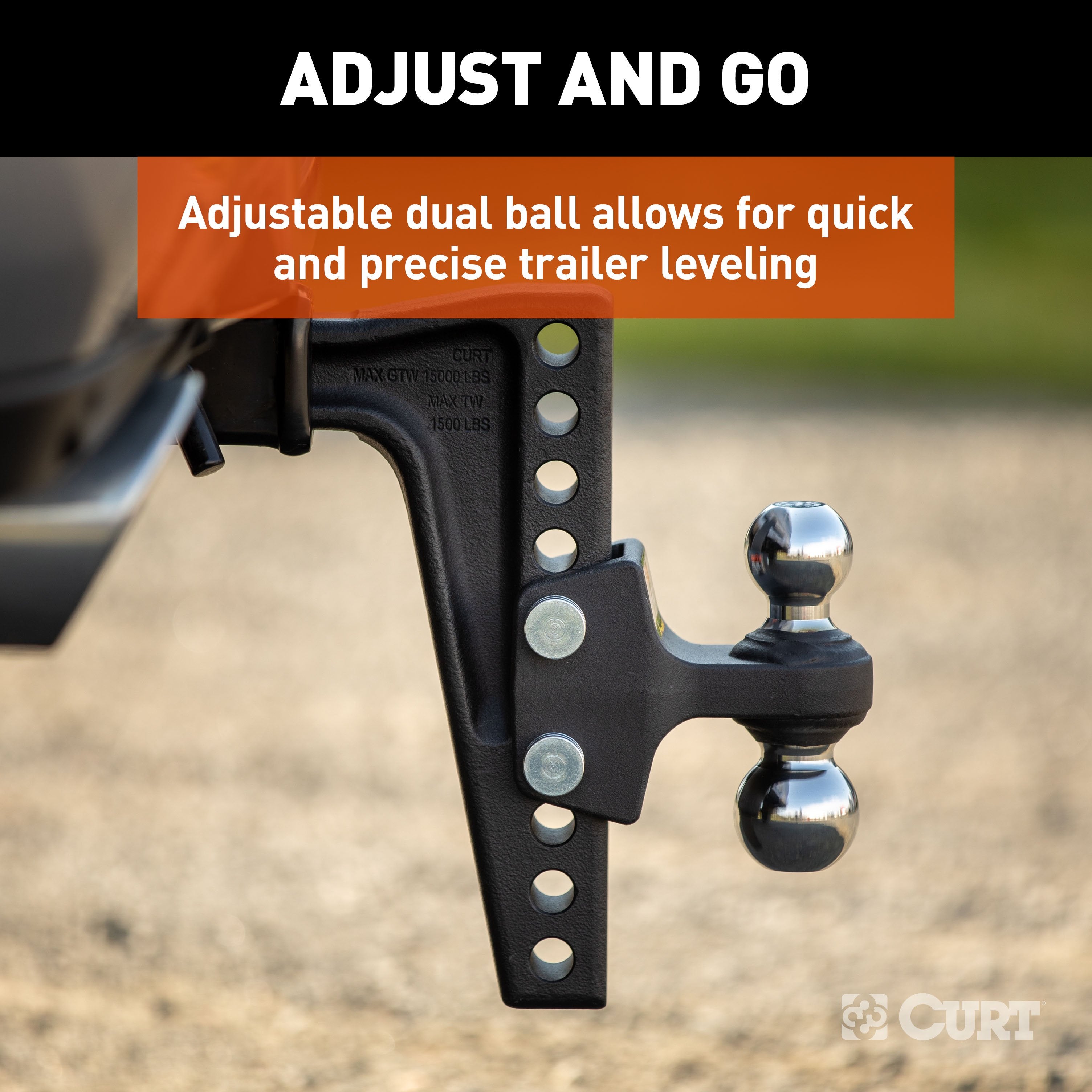 Trailer Hitch Ball Mount,Adjustable Ball Mount