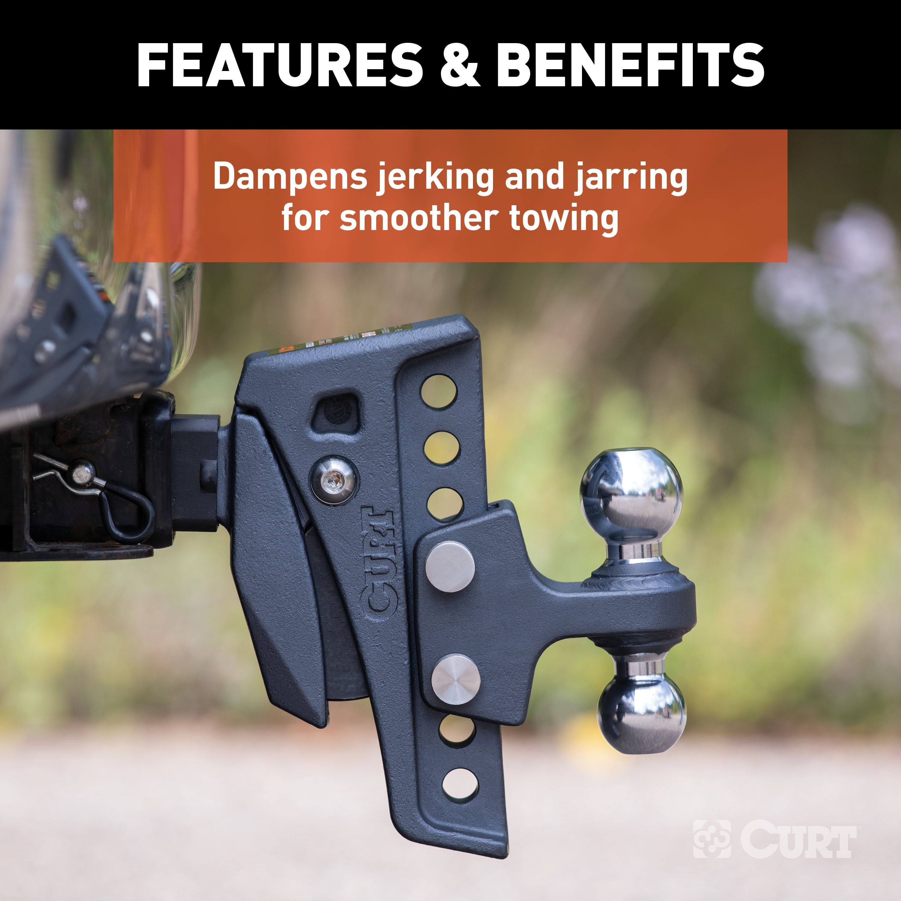 Trailer Hitch Ball Mount,Adjustable Ball Mount