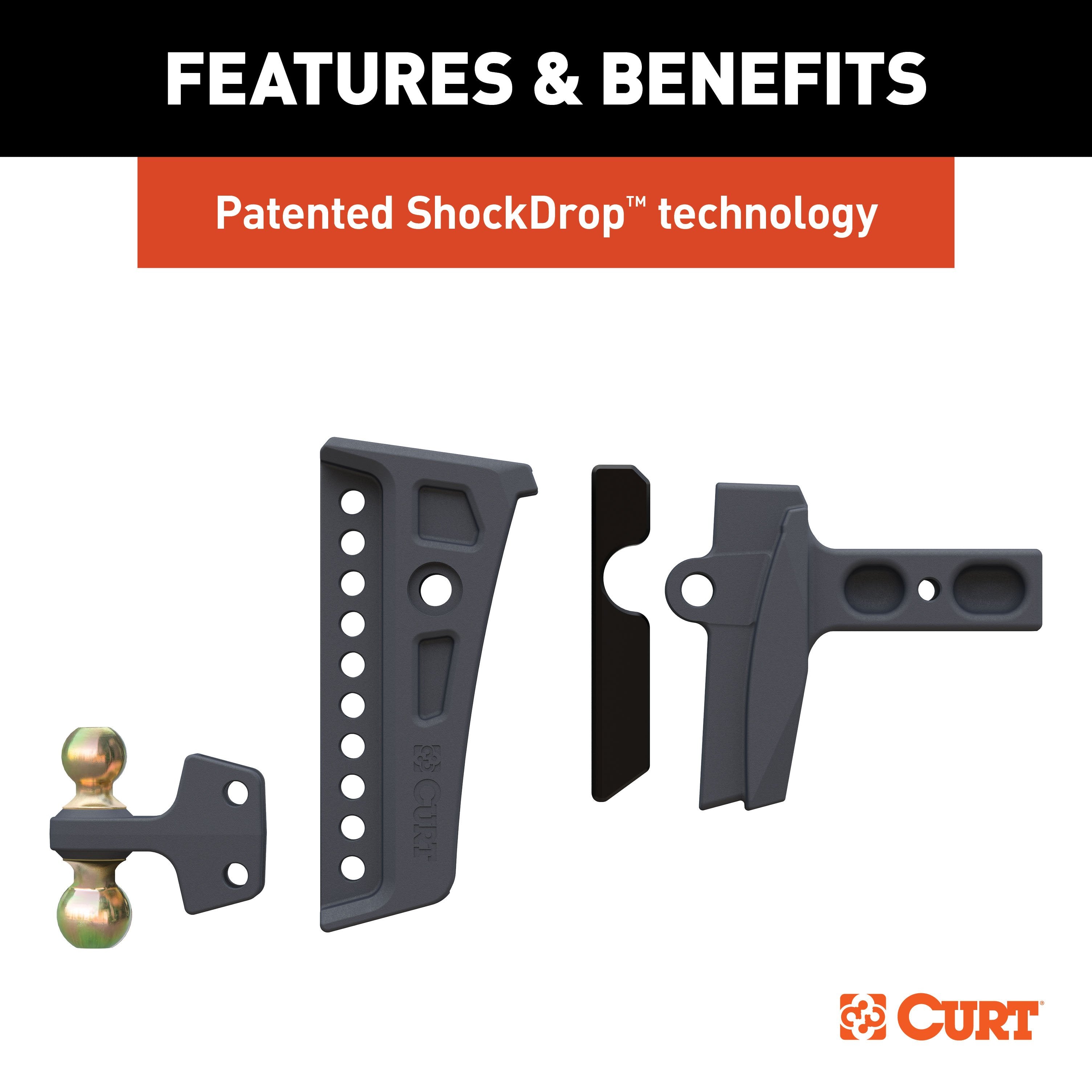 Trailer Hitch Ball Mount,Adjustable Ball Mount