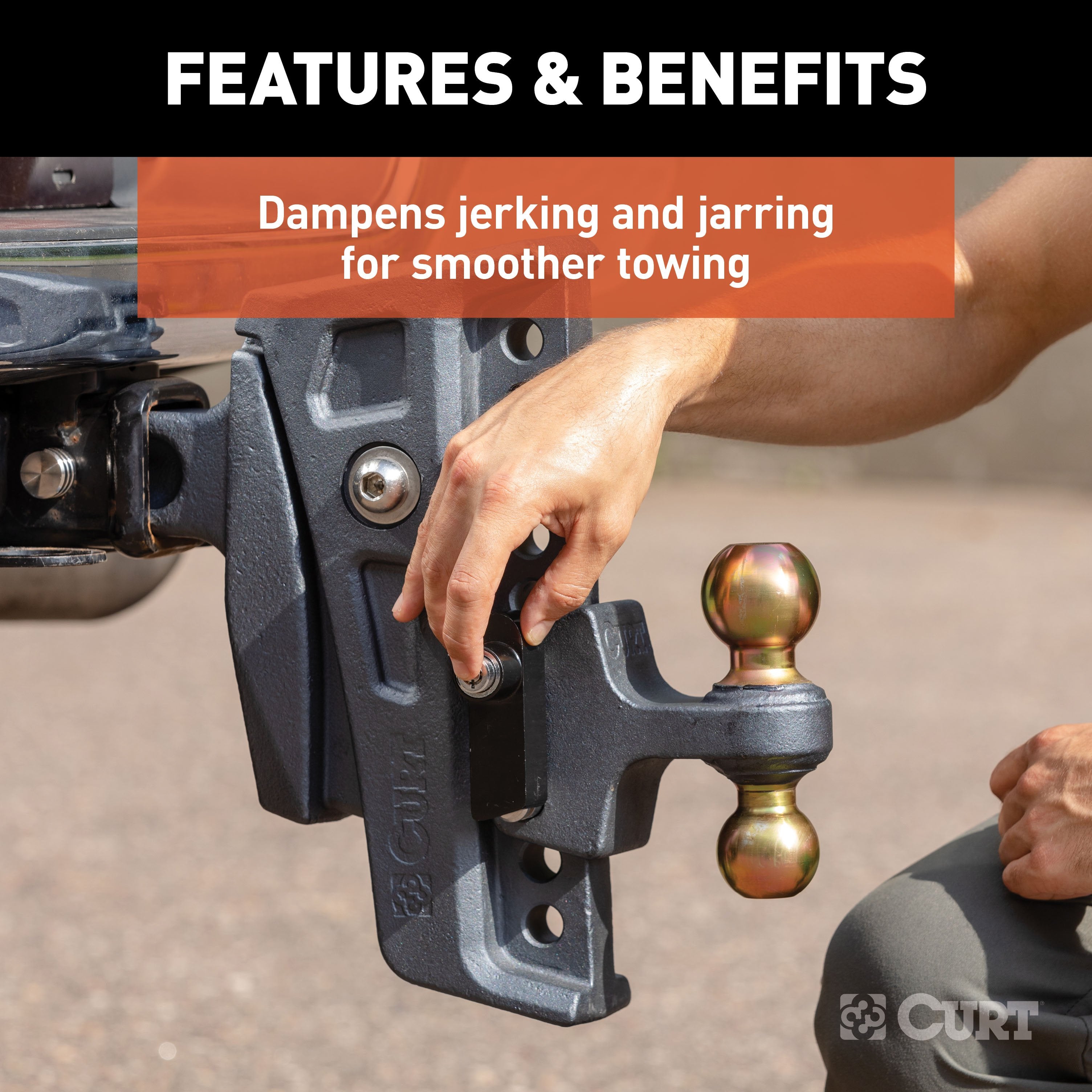 Trailer Hitch Ball Mount,Adjustable Ball Mount