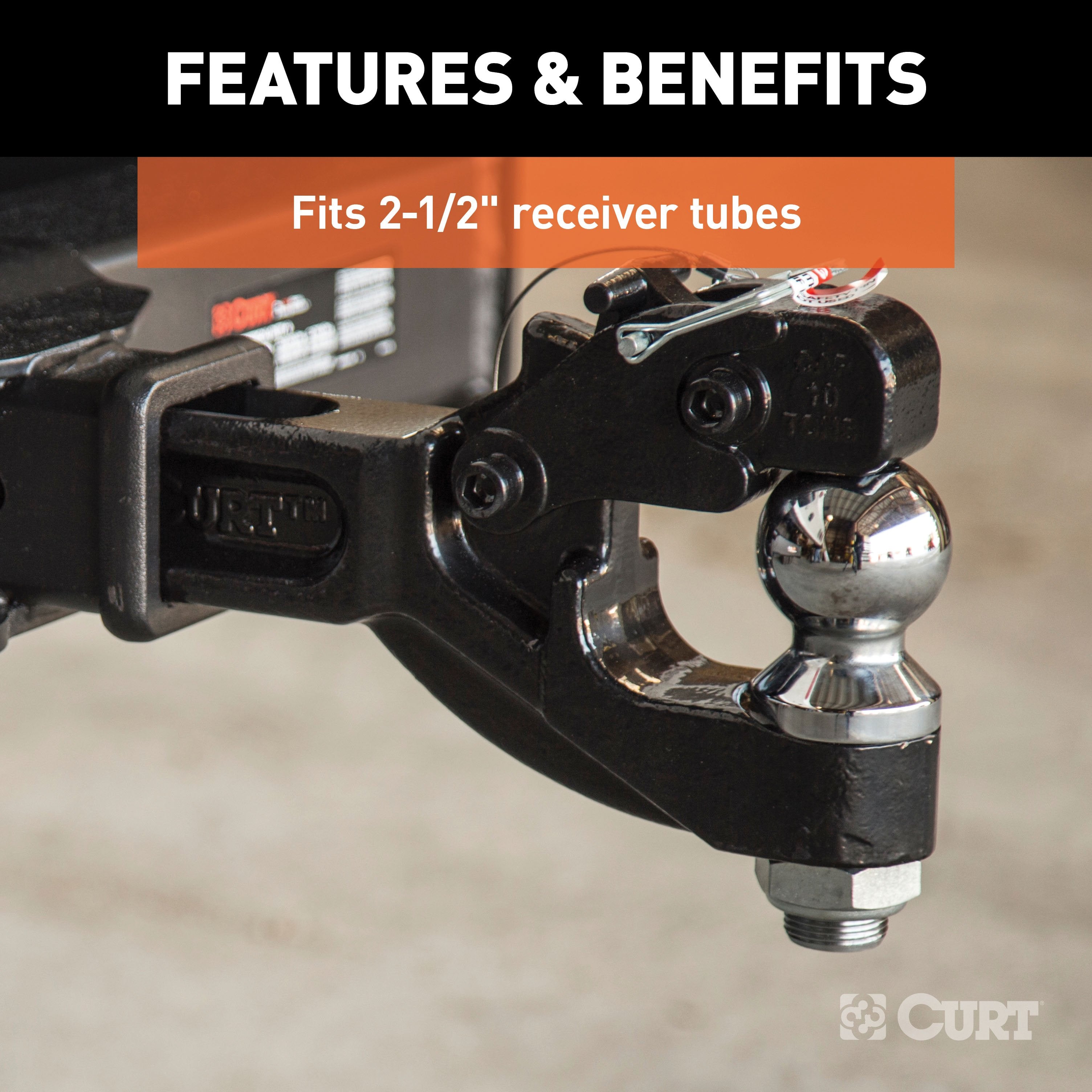 Trailer Hitch Ball Mount,Fixed Ball Mount