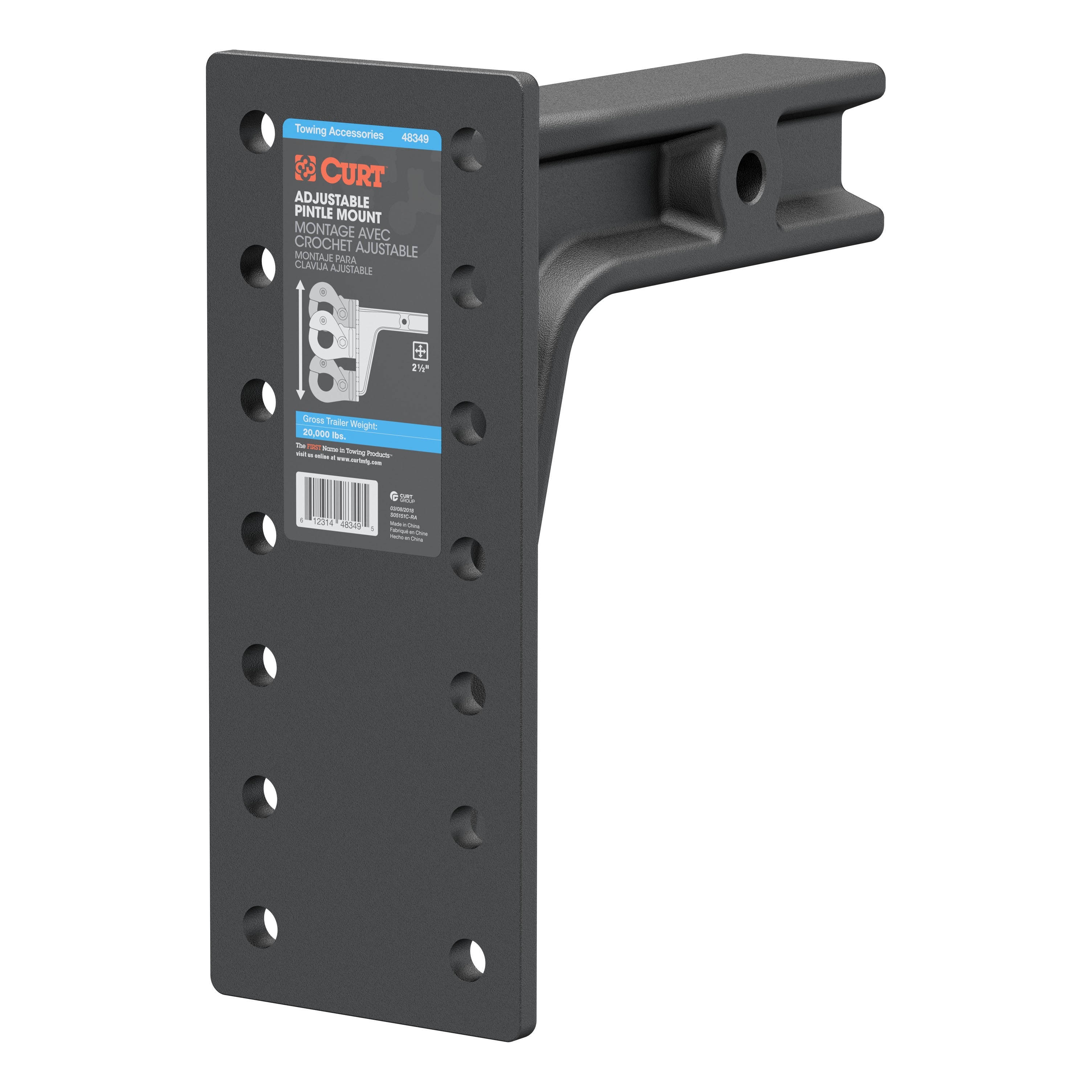 Specialty Towing Components,Pintle Mounting Plate