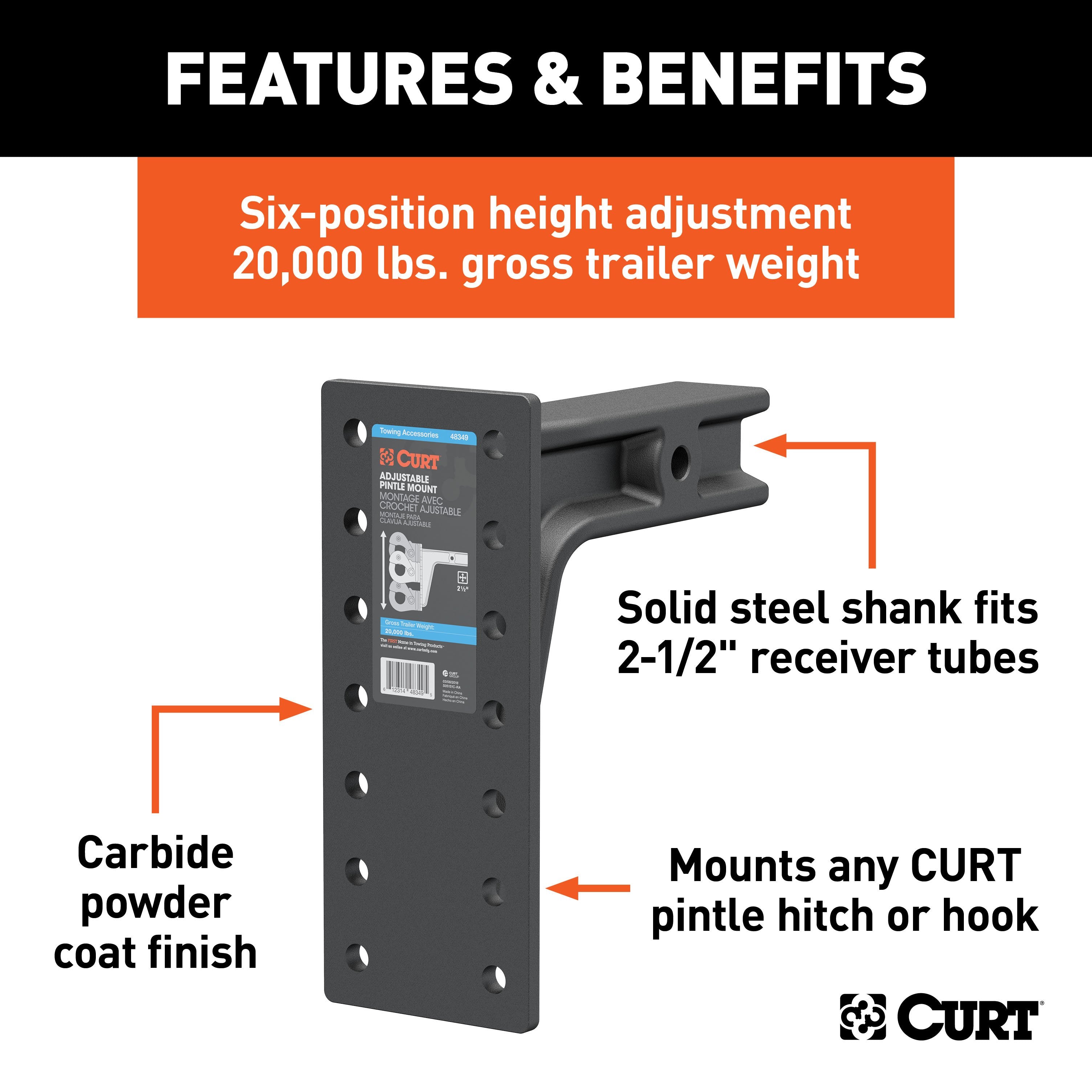 Specialty Towing Components,Pintle Mounting Plate