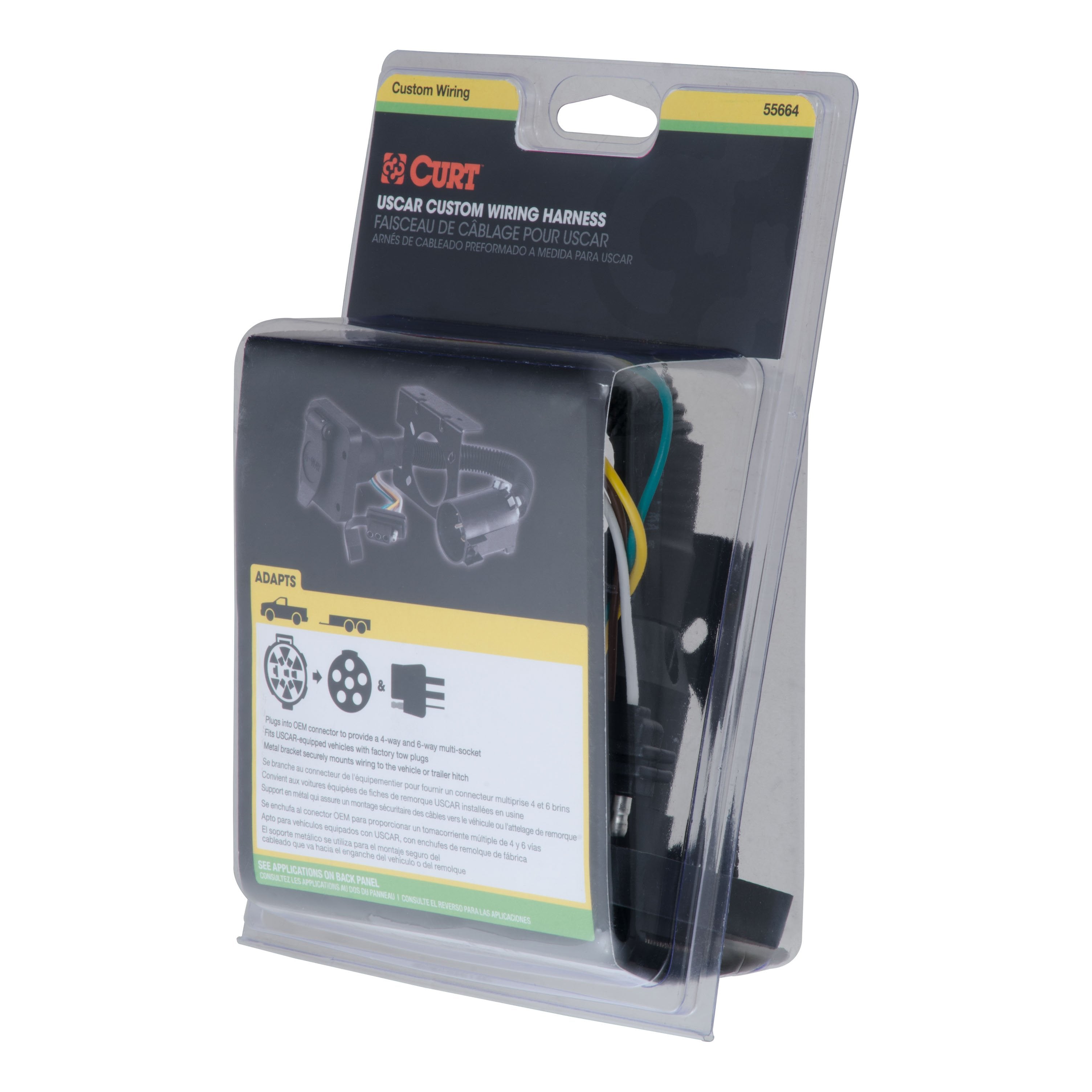 Trailer Wiring Parts and Accessories,4-Flat