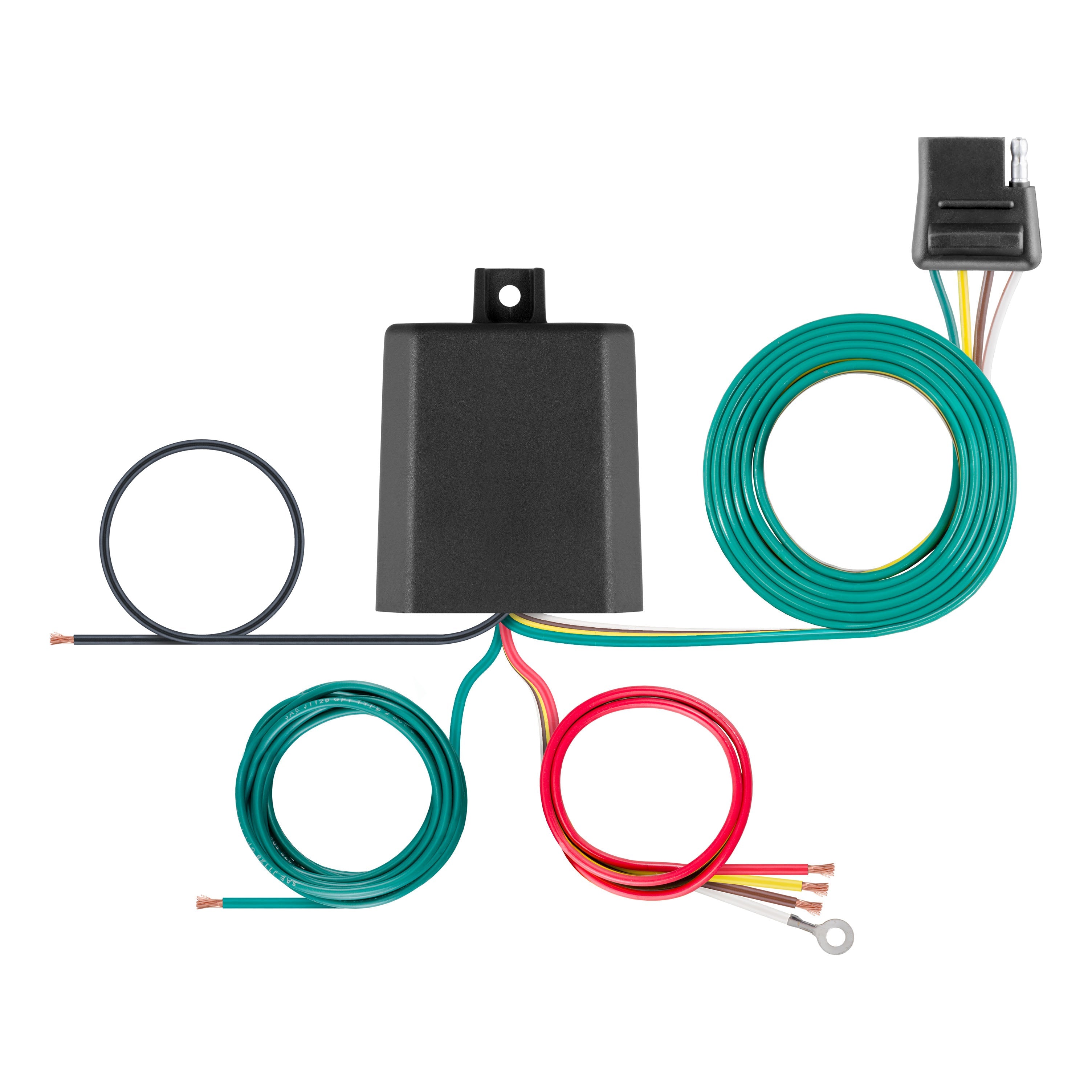 Trailer Wiring Parts and Accessories,4-Flat