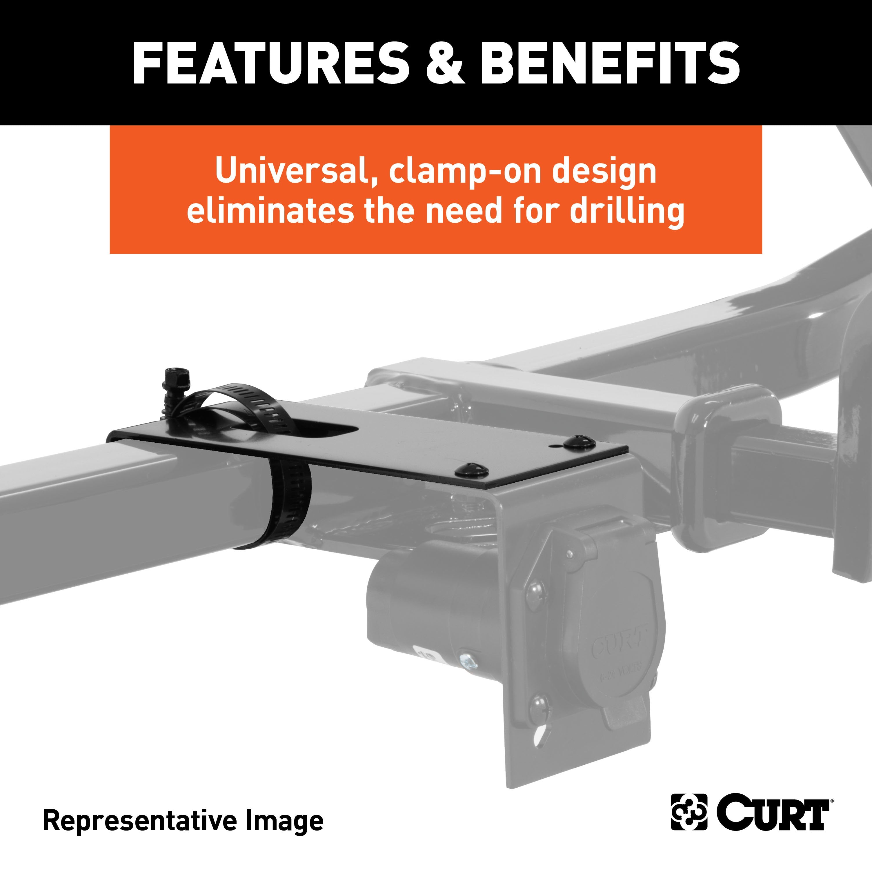 Trailer Wiring Parts and Accessories,Mounting Brackets