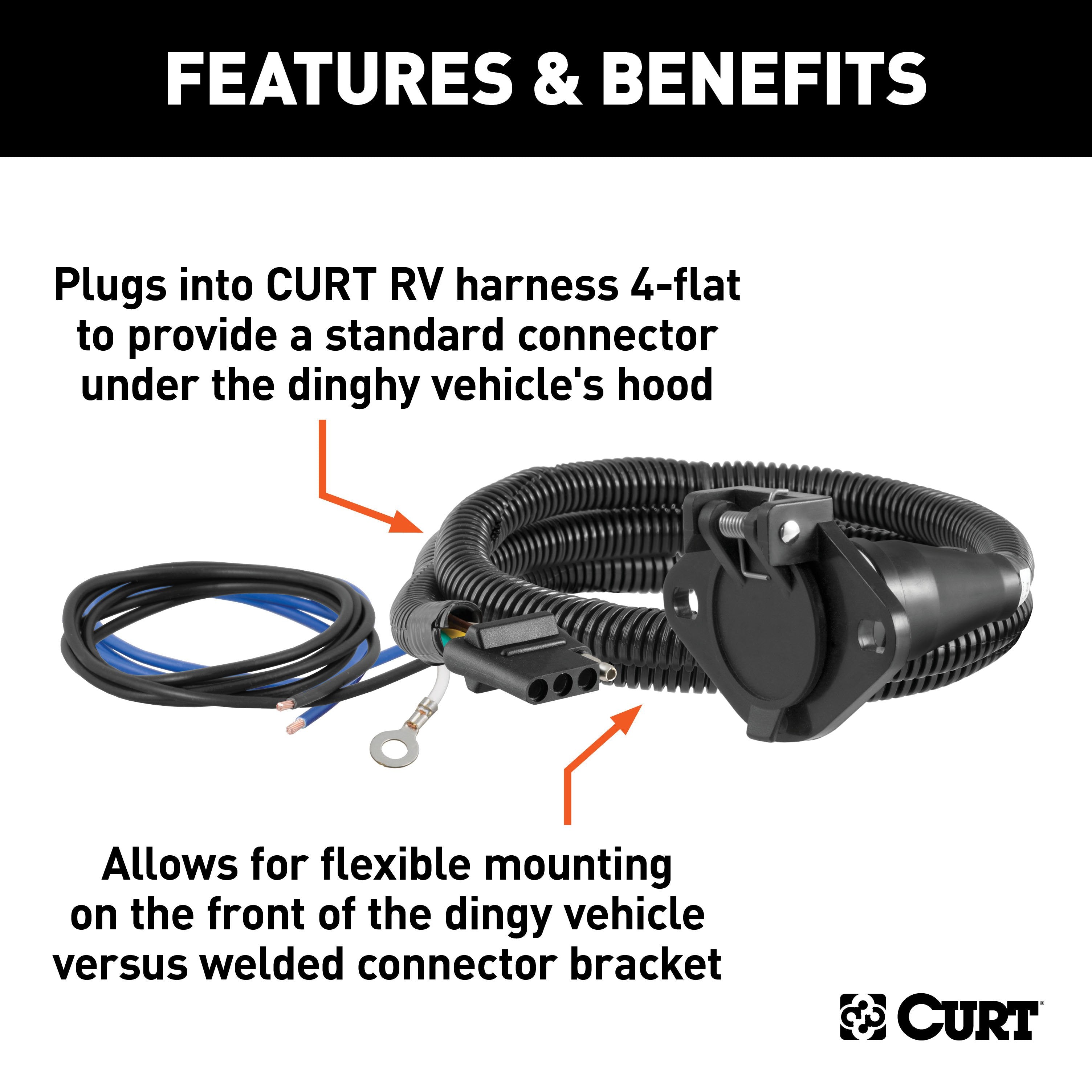 Flat Tow Wiring Parts,Adapters