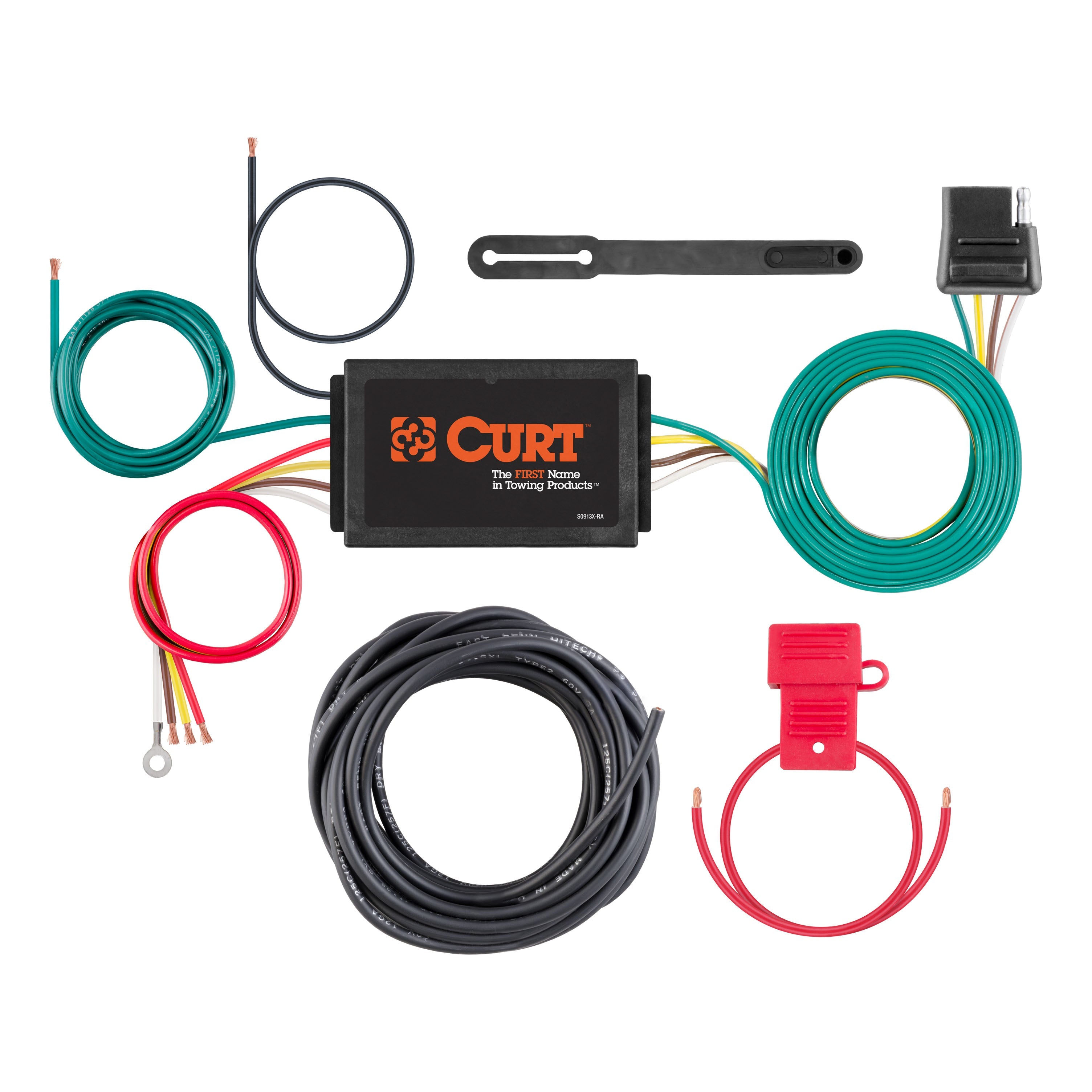 Trailer Wiring Parts and Accessories,4-Flat
