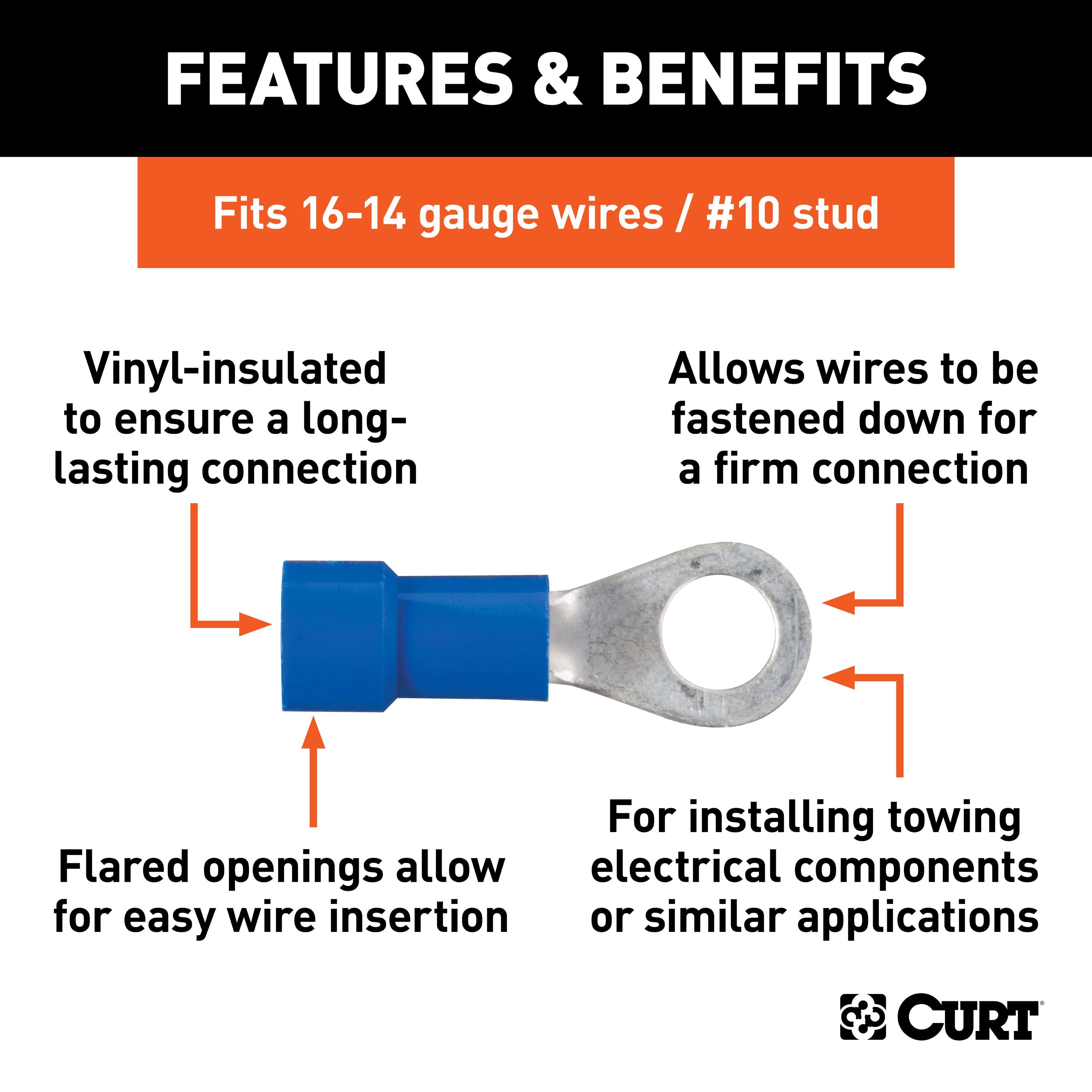 Flat Tow Wiring Parts,Looms Connectors and Ring Terminals