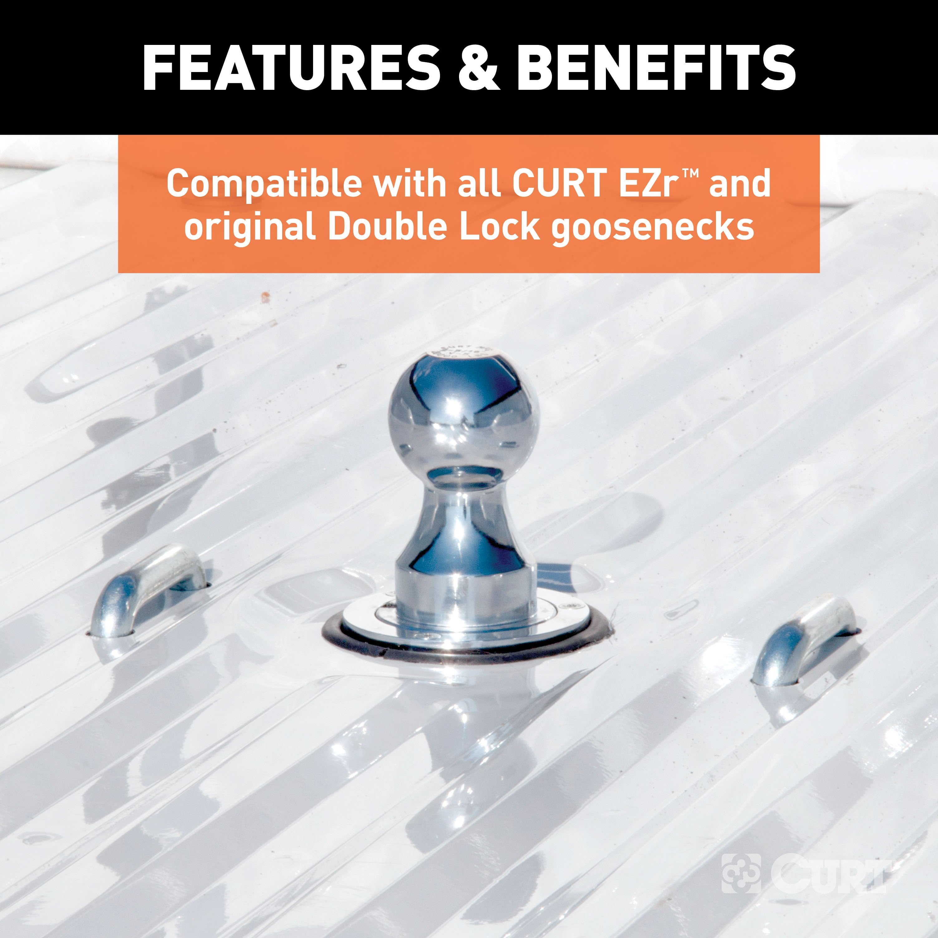 Trailer Hitch Ball,2-5/16 Inch Ball