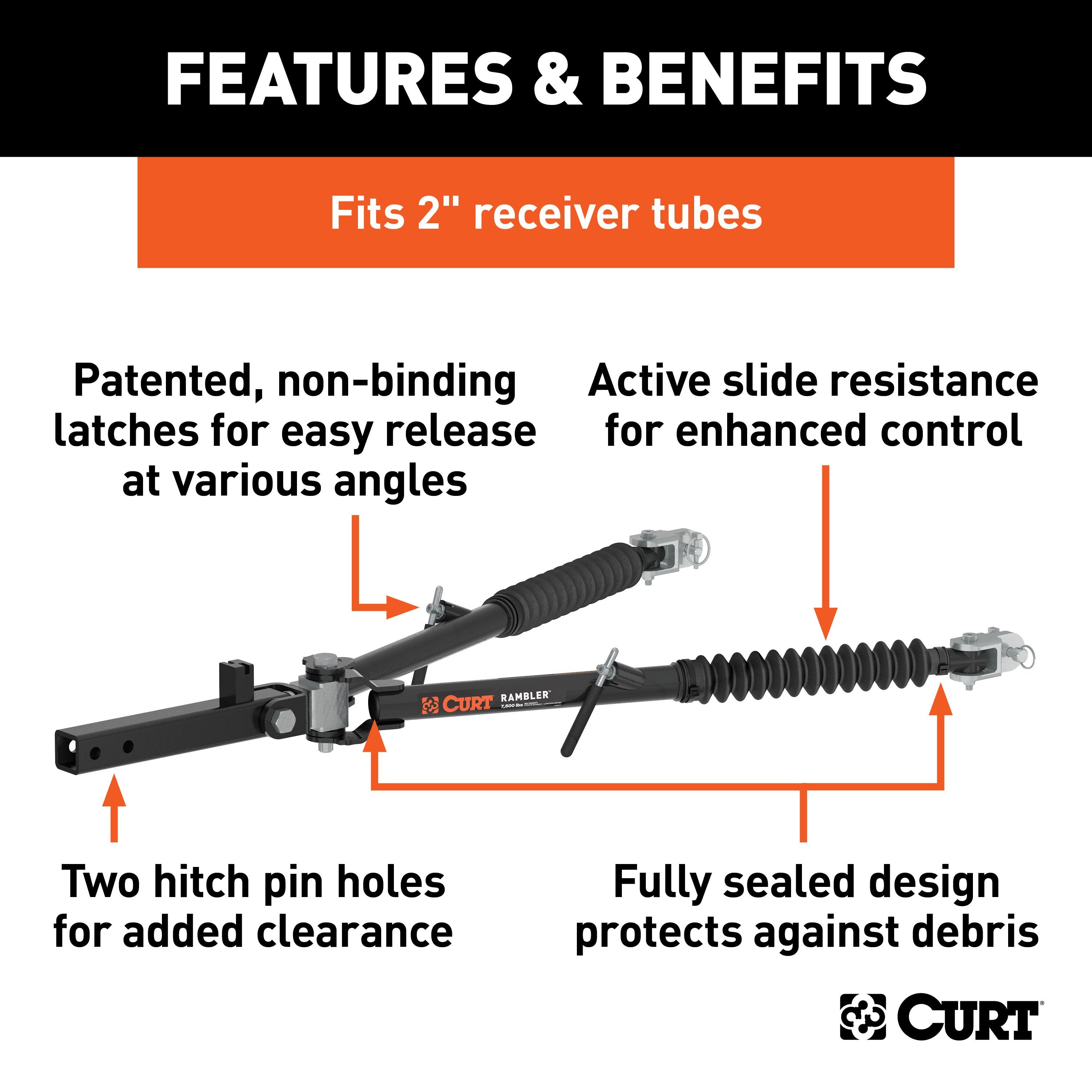 RV Flat Towing Parts,Universal Tow Bars