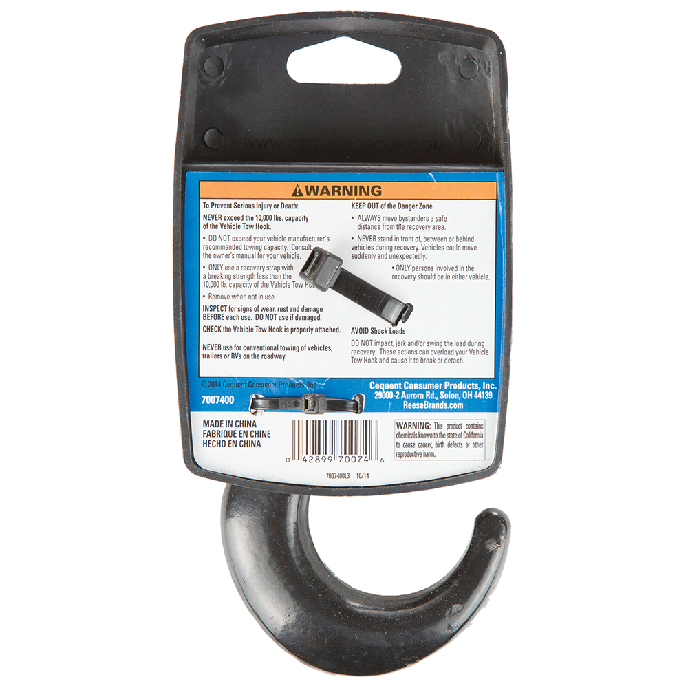 Recovery and Emergency,Tow Hooks