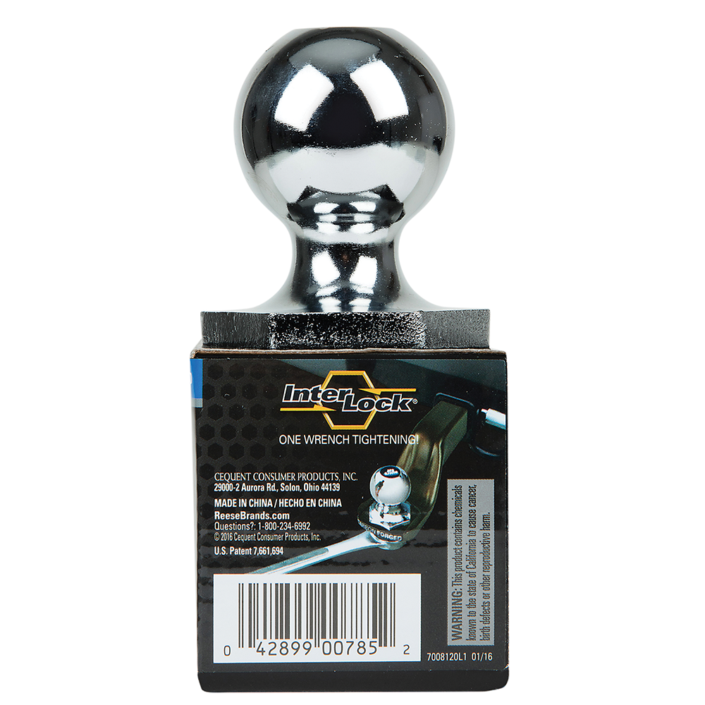 Trailer Hitch Ball,1-7/8 Inch Ball