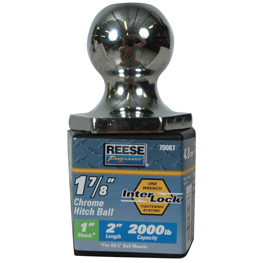 Trailer Hitch Ball,1-7/8 Inch Ball