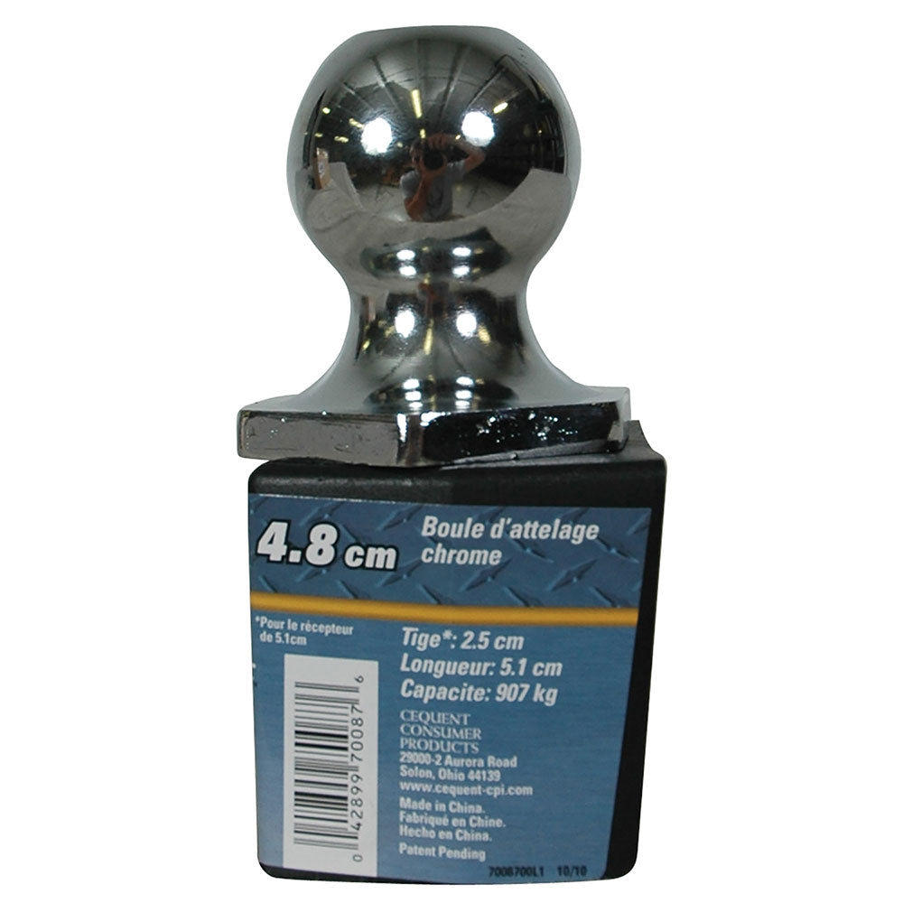 Trailer Hitch Ball,1-7/8 Inch Ball