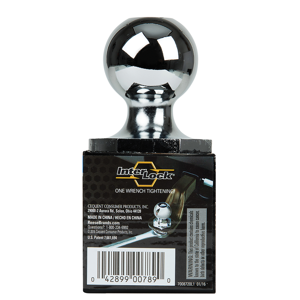 Trailer Hitch Ball,1-7/8 Inch Ball