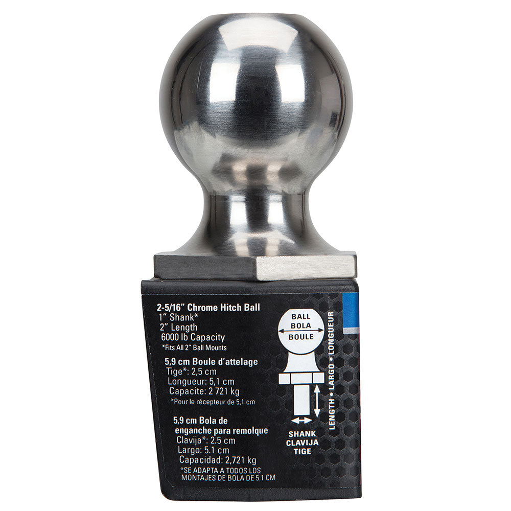 Trailer Hitch Ball,2-5/16 Inch Ball