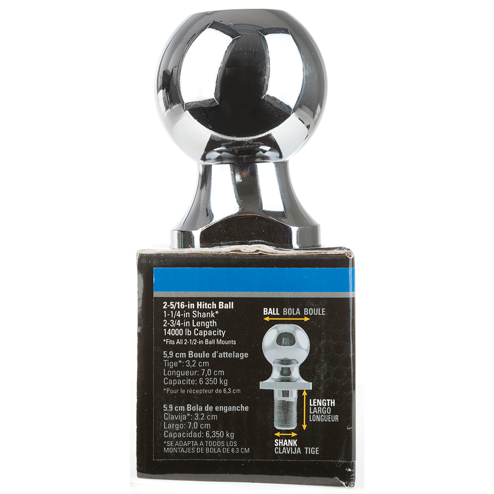 Trailer Hitch Ball,2-5/16 Inch Ball