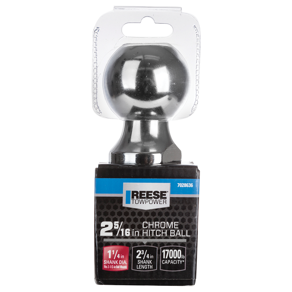 Trailer Hitch Ball,2-5/16 Inch Ball