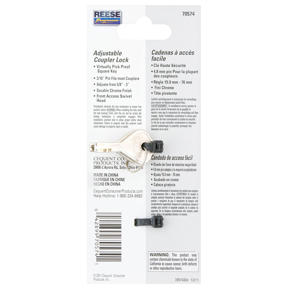 Trailer Tongue Coupler,Coupler Lock