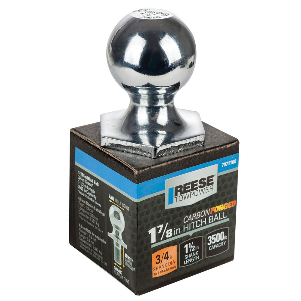 Trailer Hitch Ball,1-7/8 Inch Ball