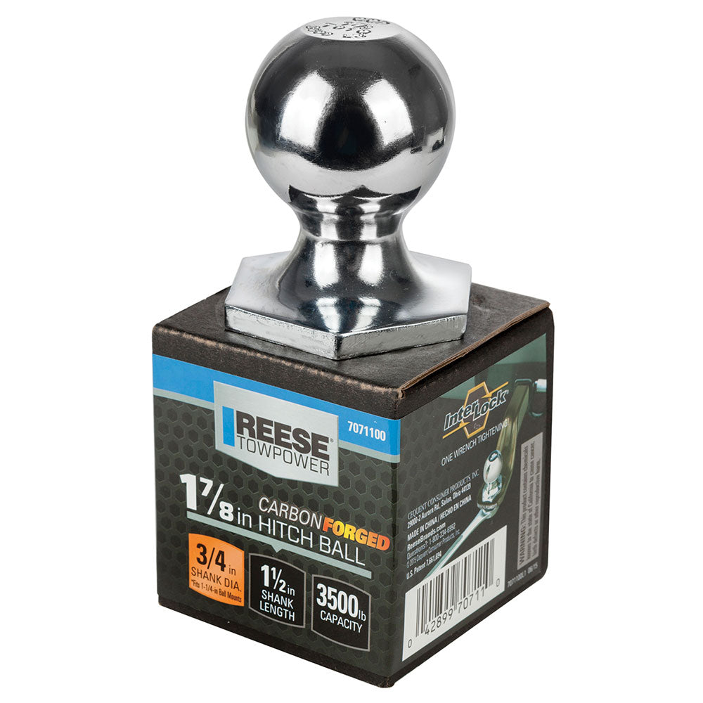 Trailer Hitch Ball,1-7/8 Inch Ball