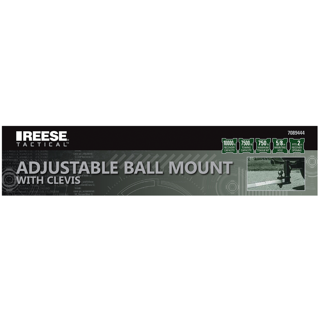 Trailer Hitch Ball Mount,Adjustable Ball Mount
